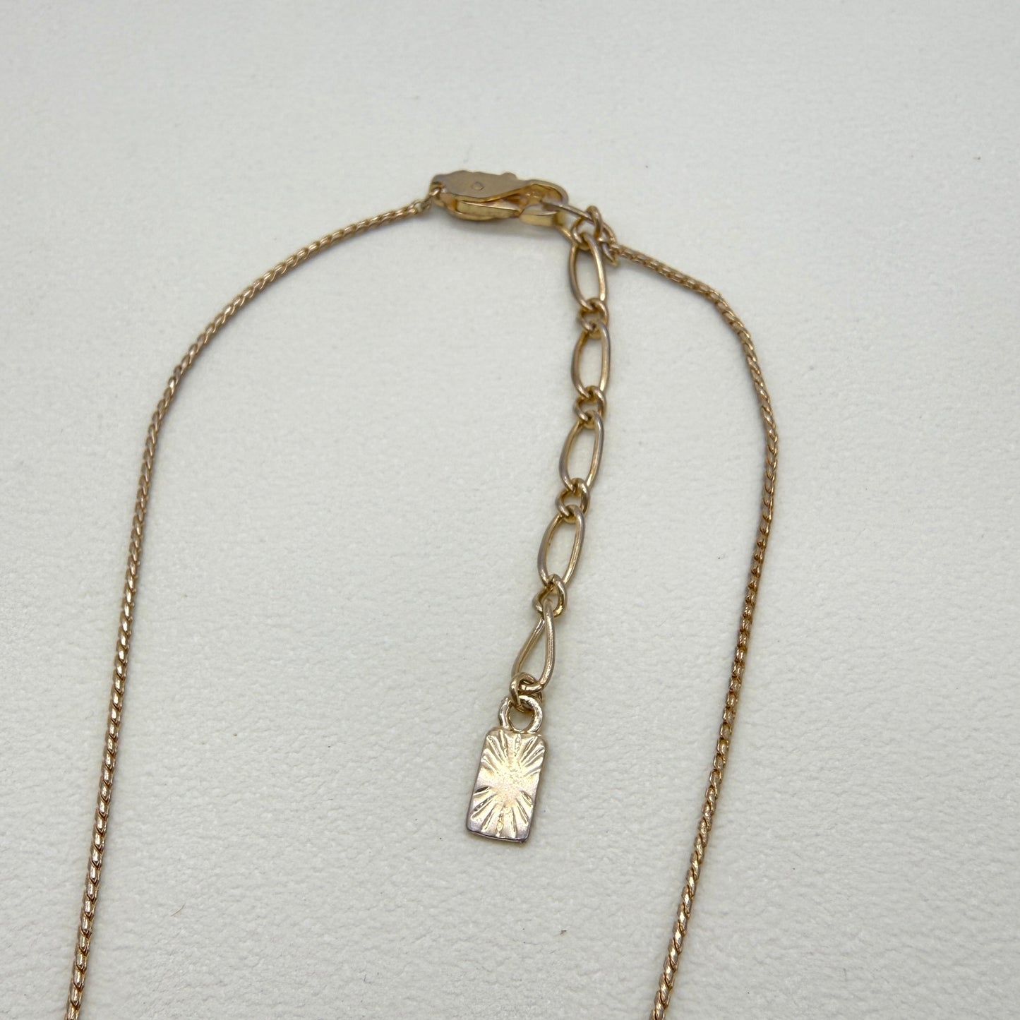 Yves Saint Laurent Vintage Heart Motif with Rhinestone Golden Necklace