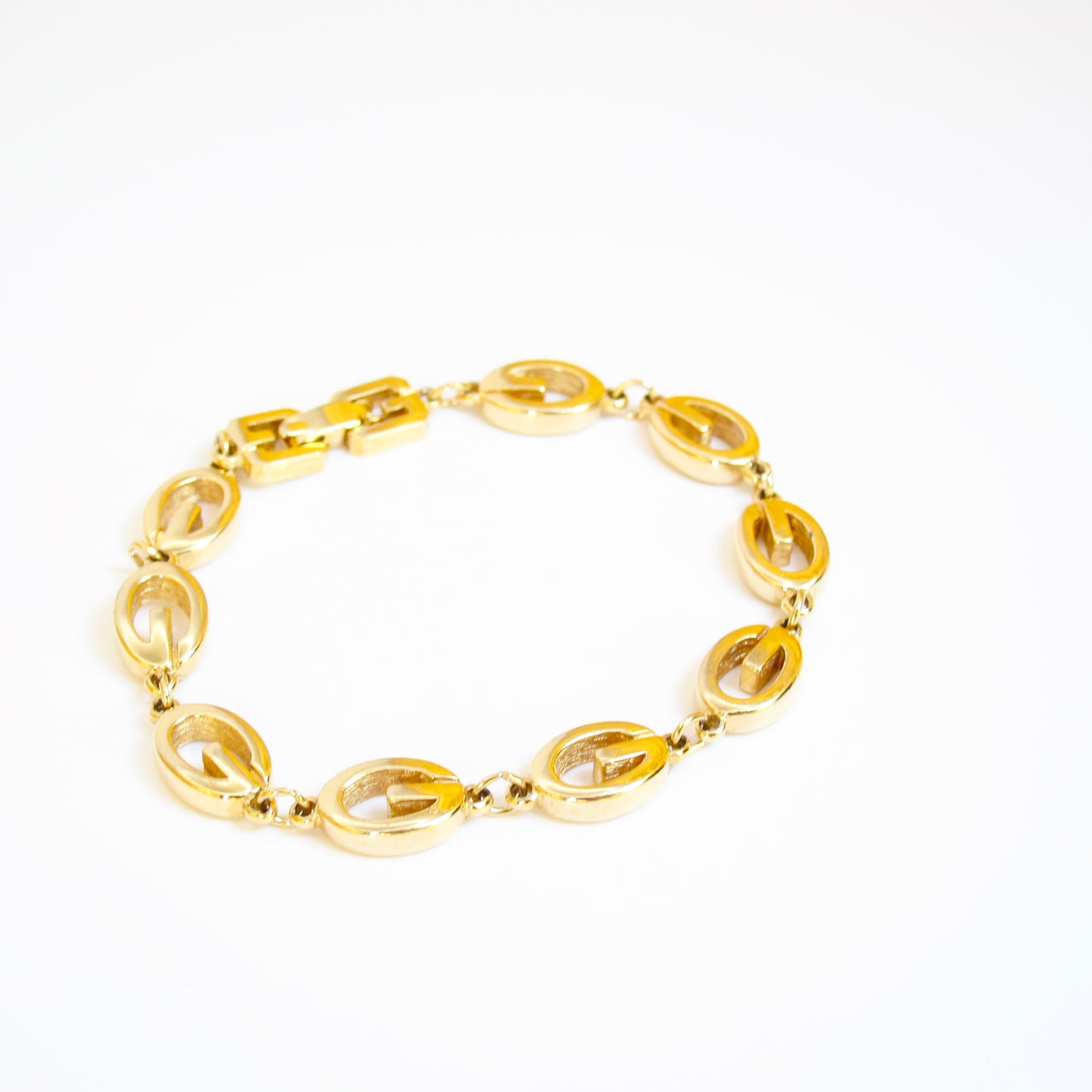 Givenchy Vintage G Logo Golden Bracelet