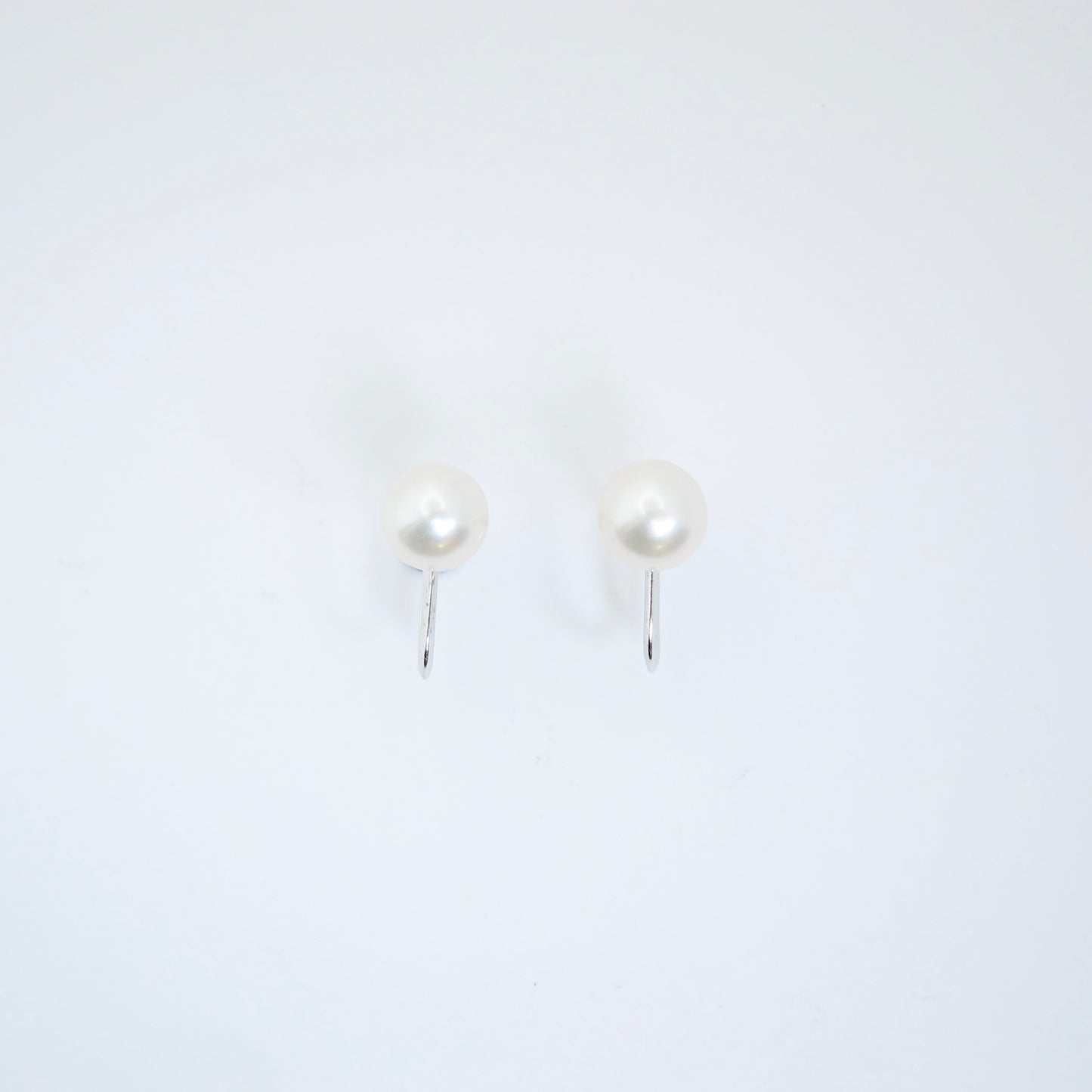 Mikimoto Vintage Akoya Pearl Silver Clip-on Earrings