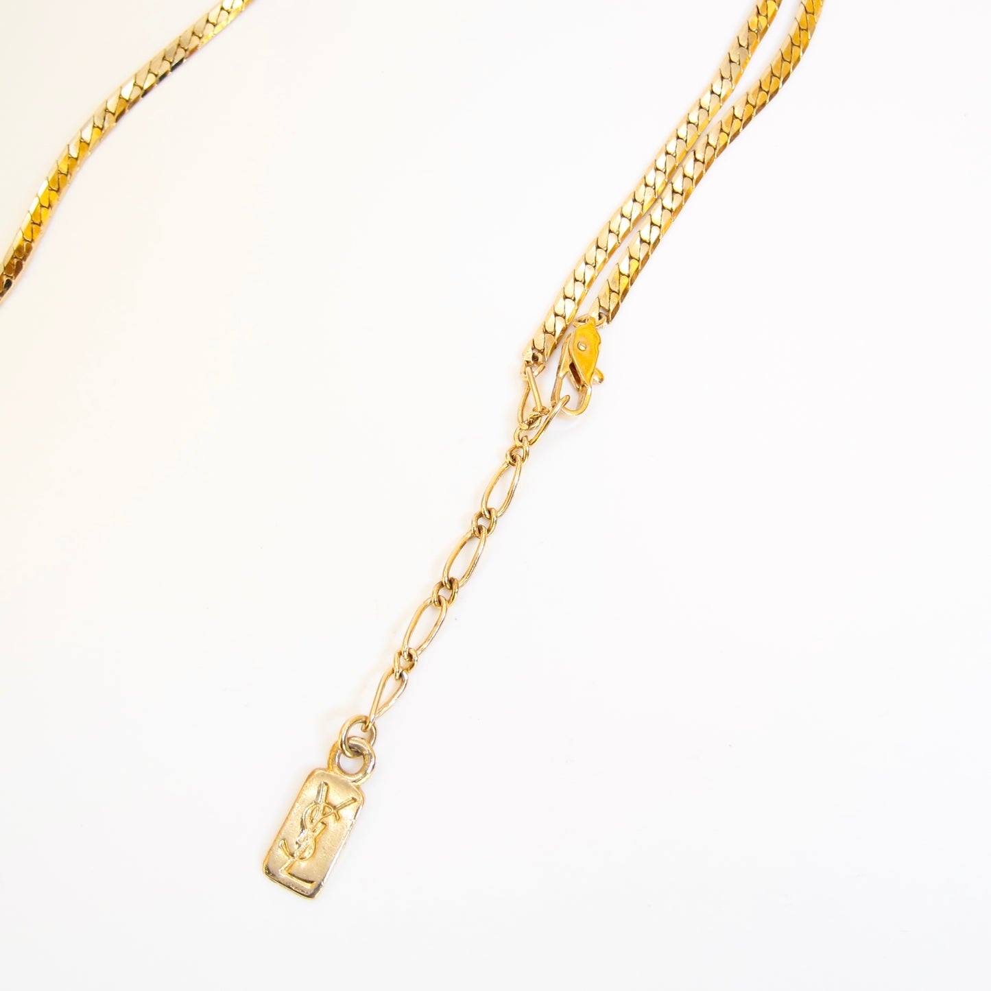Yves Saint Laurent Vintage Stylish Golden Necklace