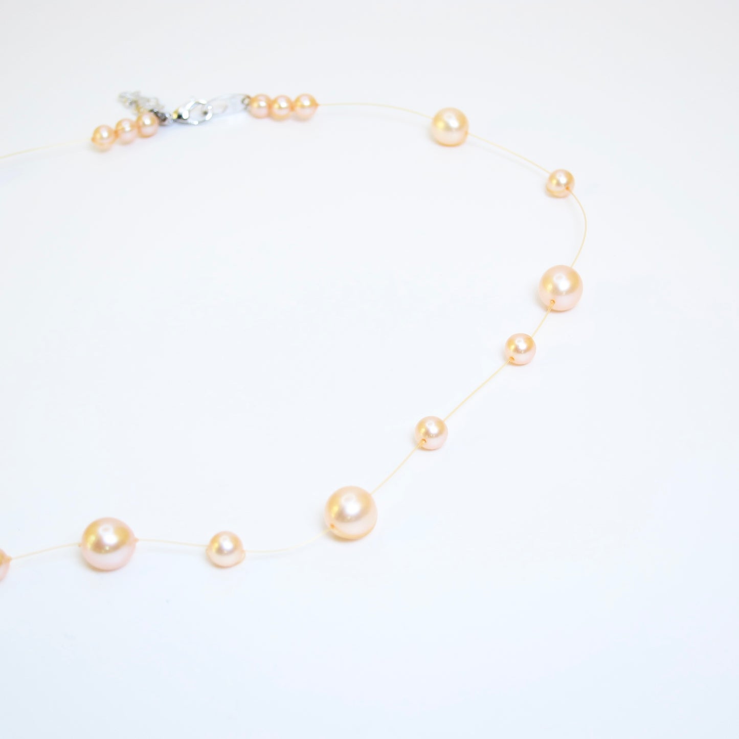 Tasaki Vintage Freshwater Pearl Necklace with Silver Buckle