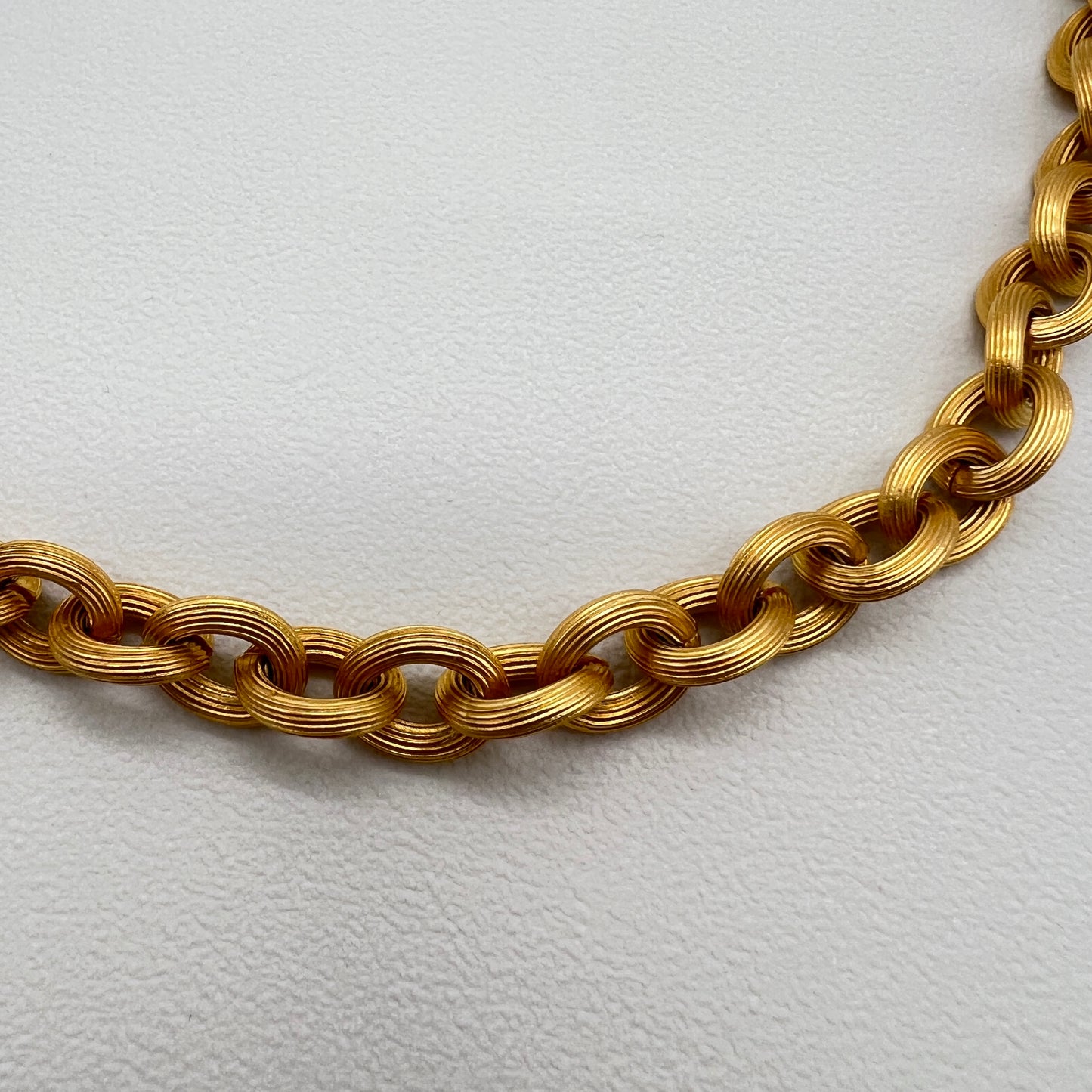 Givenchy Vintage Link Golden Long Necklace