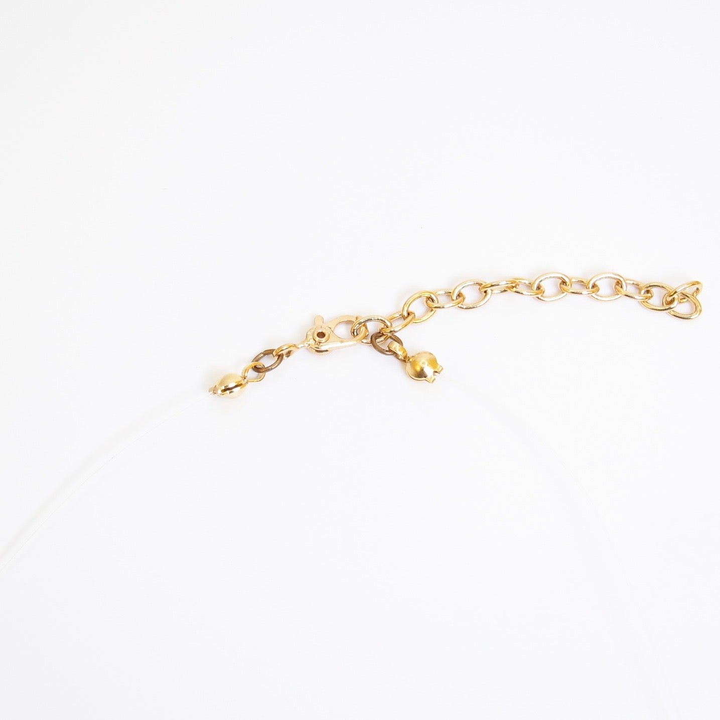 Monet Vintage Golden Bezel Rhinestone Necklace