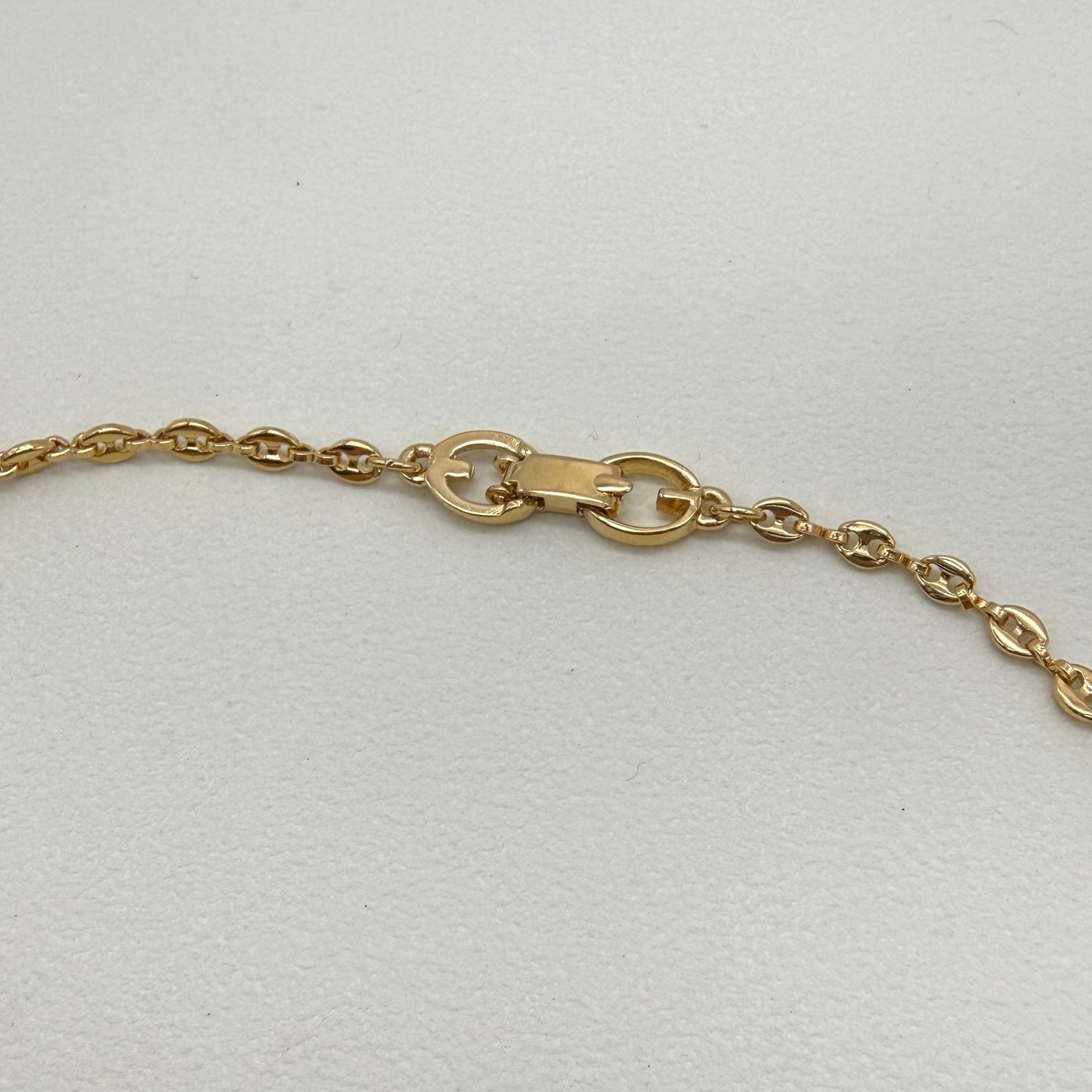 Givenchy Vintage Purple Color Stone Golden Necklace