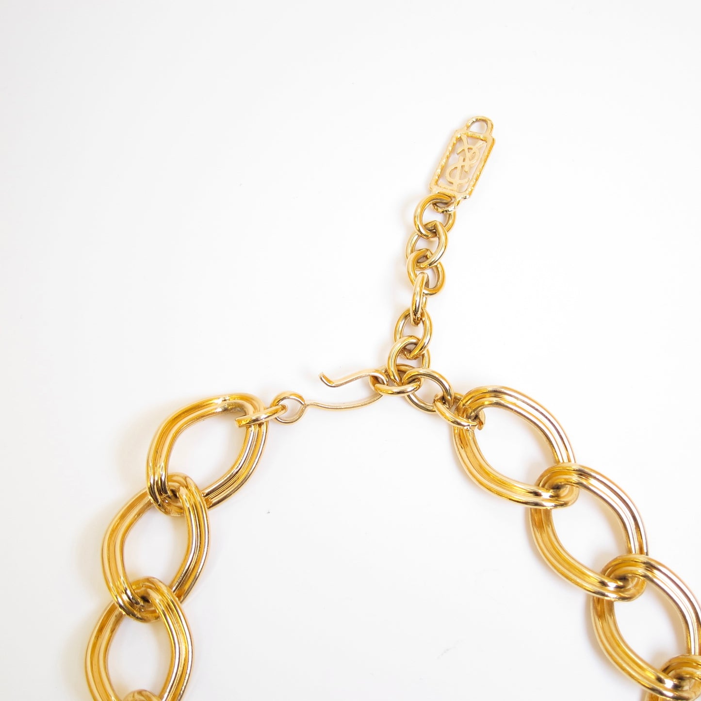 Yves Saint Laurent Vintage Stylish Golden Necklace