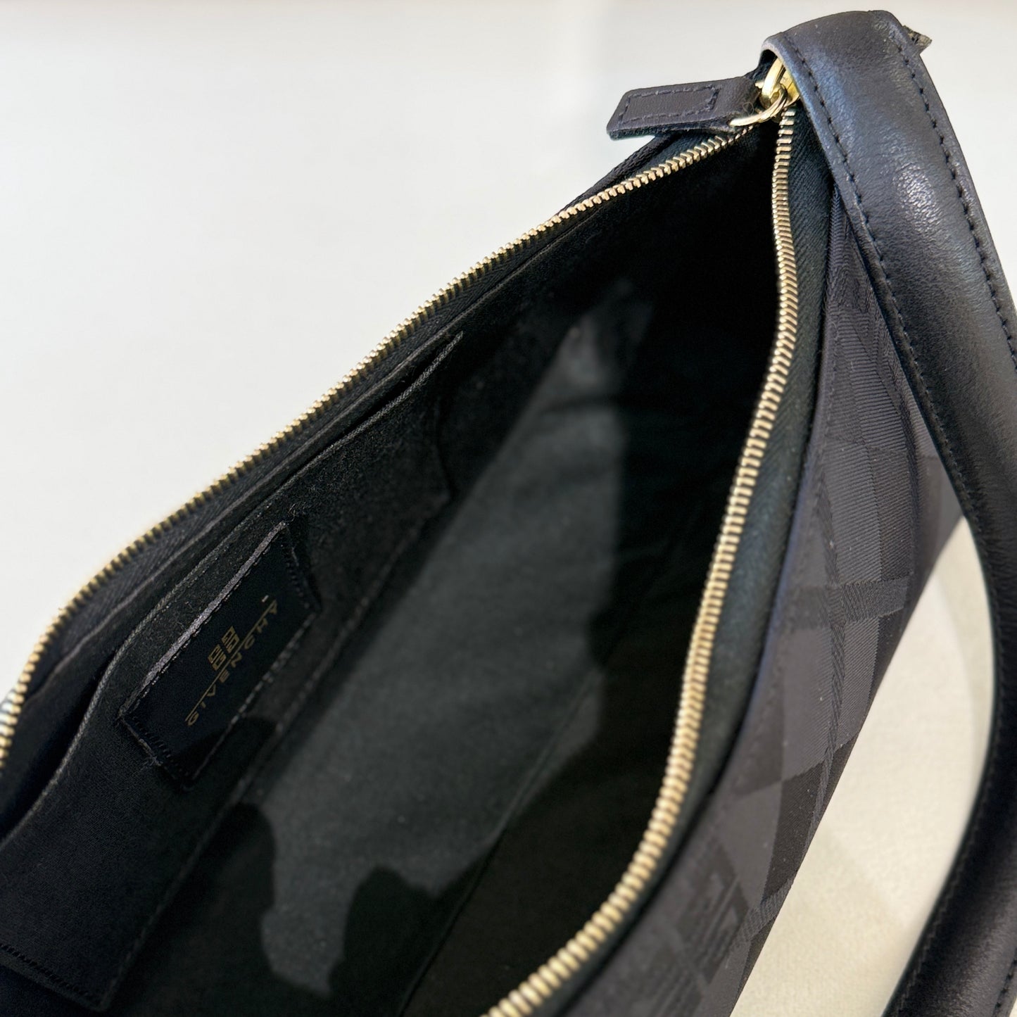 Givenchy Vintage All-Over Pattern Triangle Shoulder Bag
