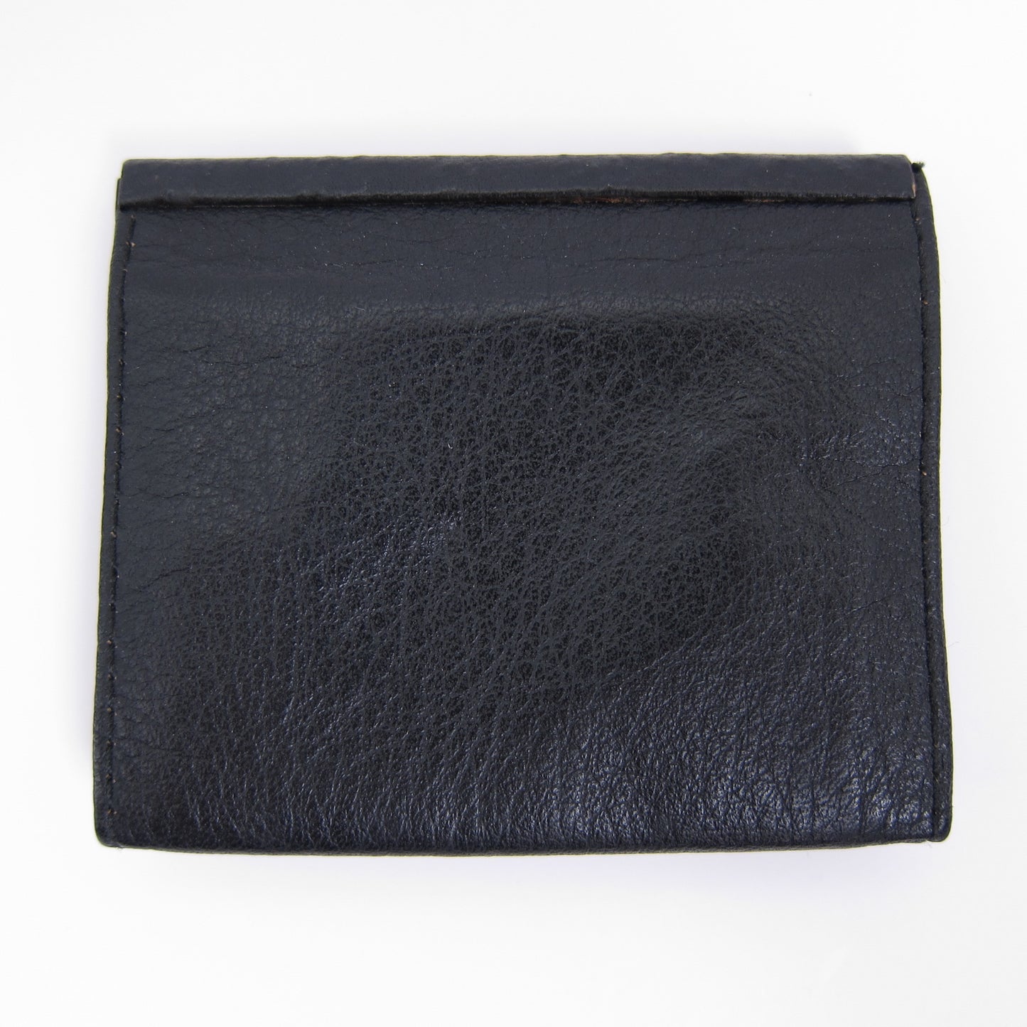 Christian Dior Vintage Dior Logo Black Leather Coin Case