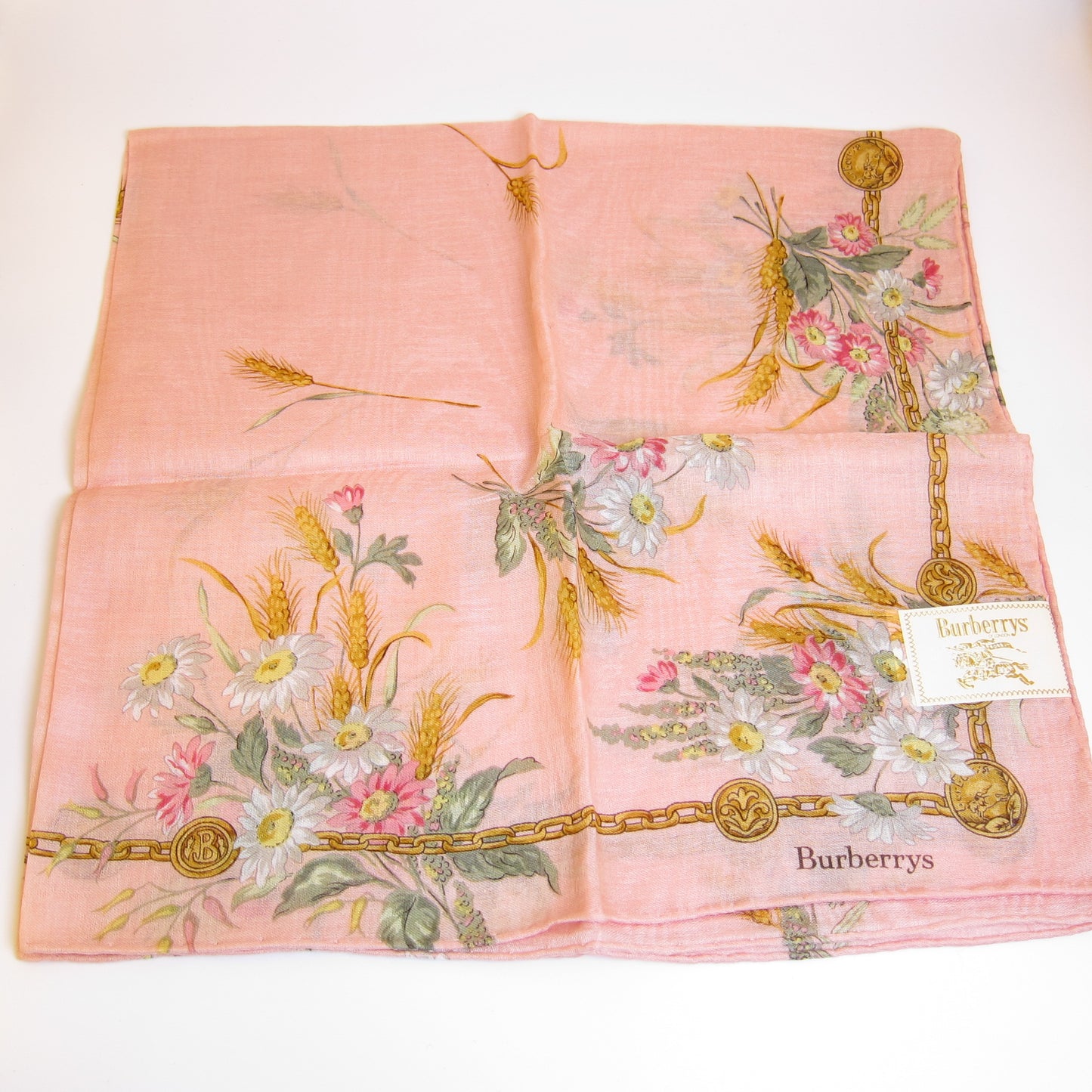 Burberry Vintage Unused Handkerchief