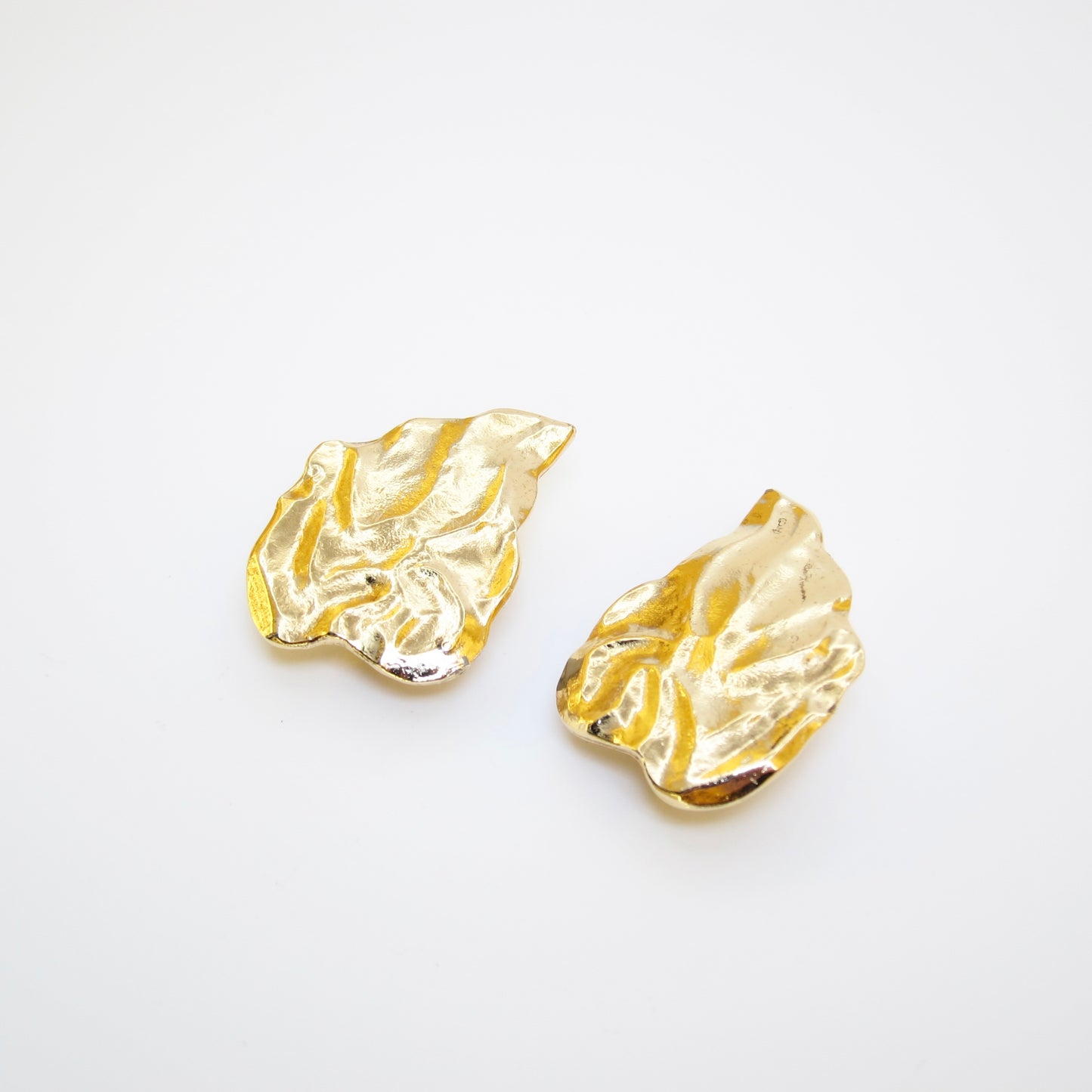 Yves Saint Laurent Vintage Stylish Golden Clip-on Earrings