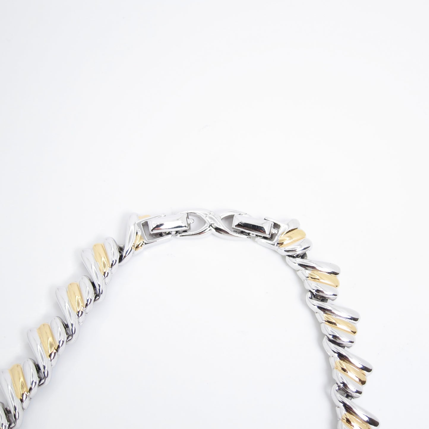 Nina Ricci Vintage Stylish Two Tone Necklace