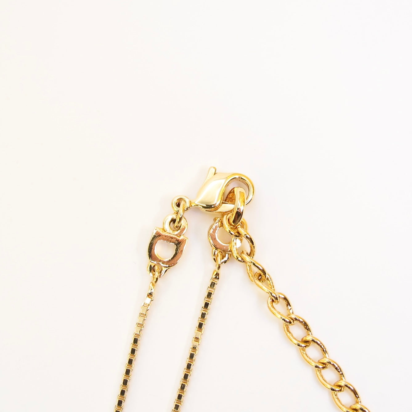 Christian Dior Vintage Dior Logo Charm Golden Necklace