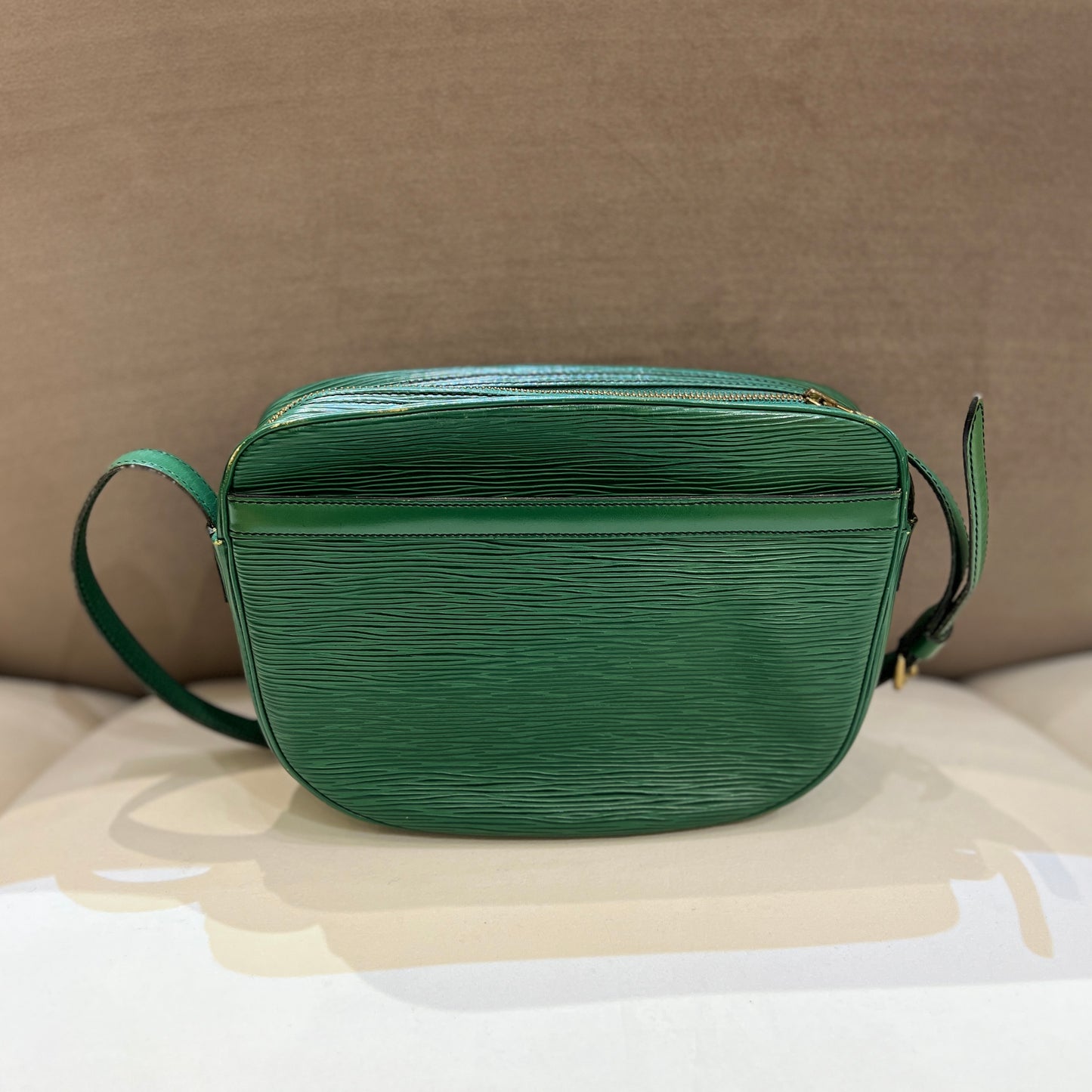 Louis Vuitton Vintage Jeune Fille Borneo Green Epi Shoulder Bag