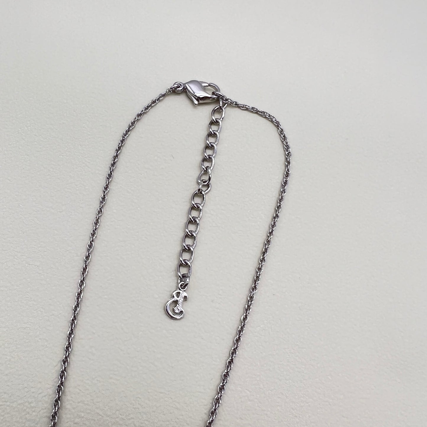 Burberry Vintage B Logo In Green Circle Silver Pendant Necklace