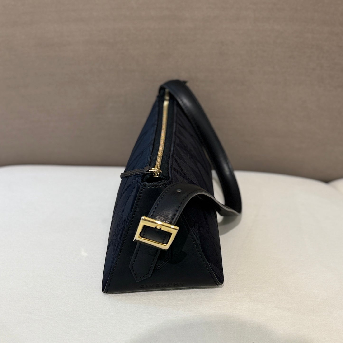 Givenchy Vintage All-Over Pattern Triangle Shoulder Bag