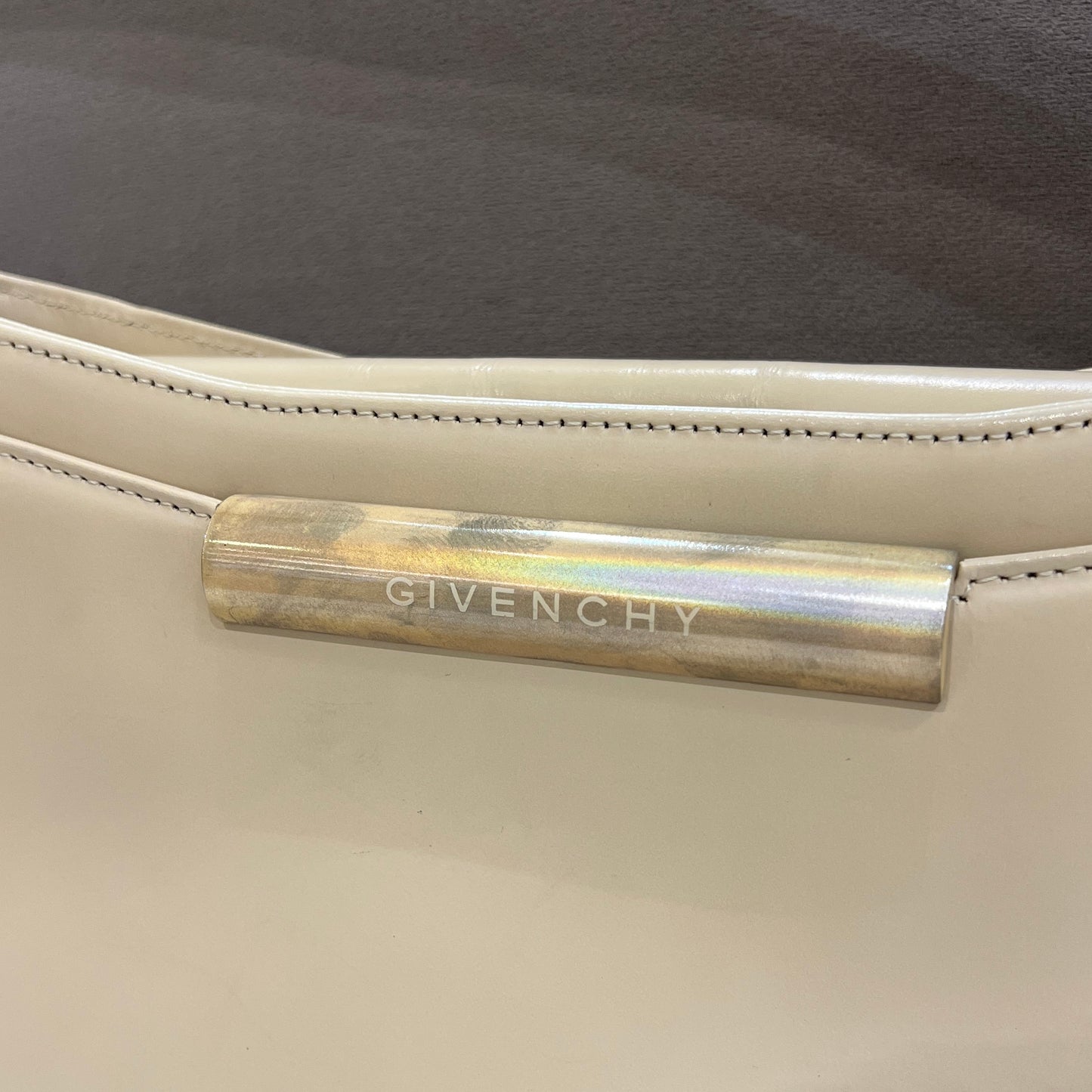 Givenchy Vintage Beige Leather With Golden Hardware