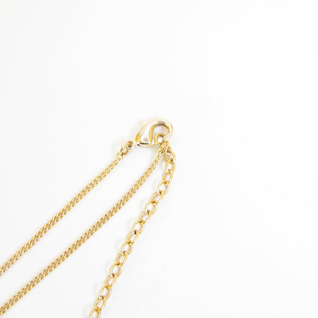 Christian Dior Vintage CD Logo and Ribbon with Rhinestone Golden Necklace