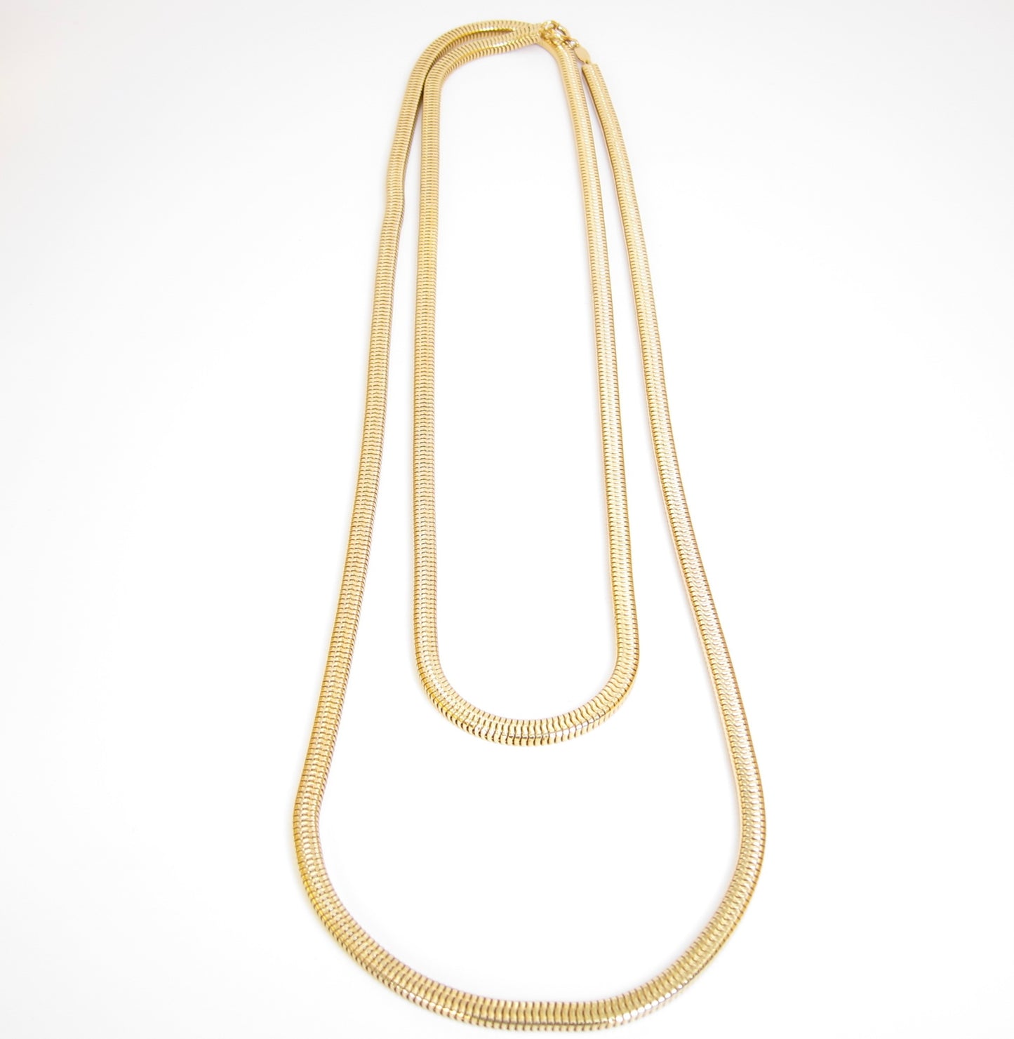 Christian Dior Vintage Stylish Golden Long Necklace