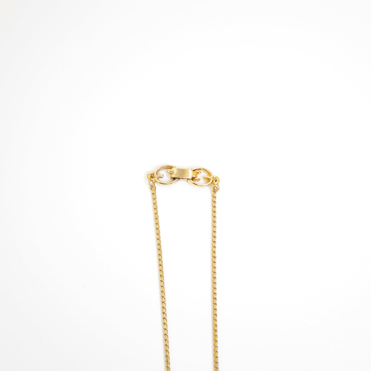 Givenchy Vintage Crystal 4G Pendant Necklace