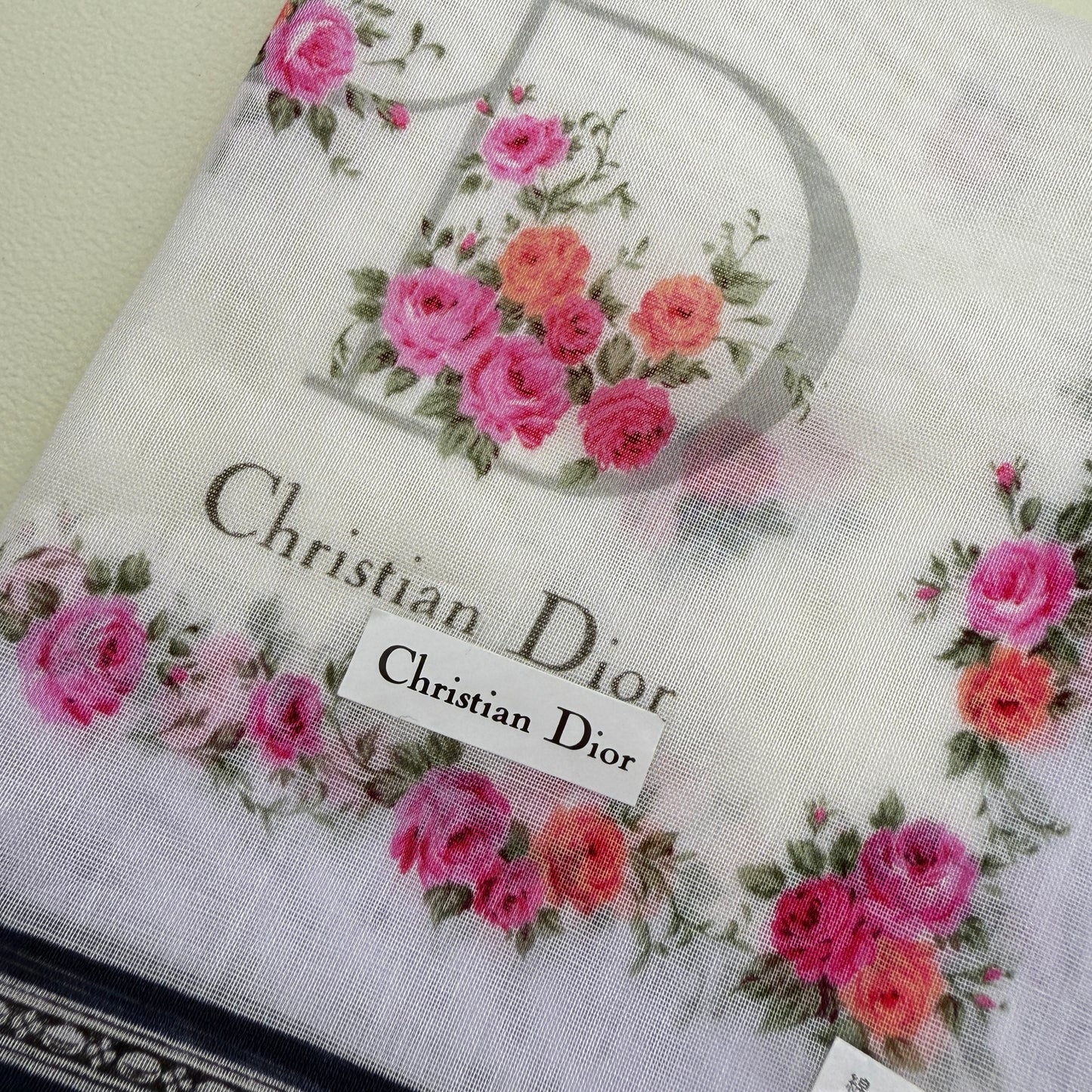 Christian Dior Vintage Unused Handkerchief