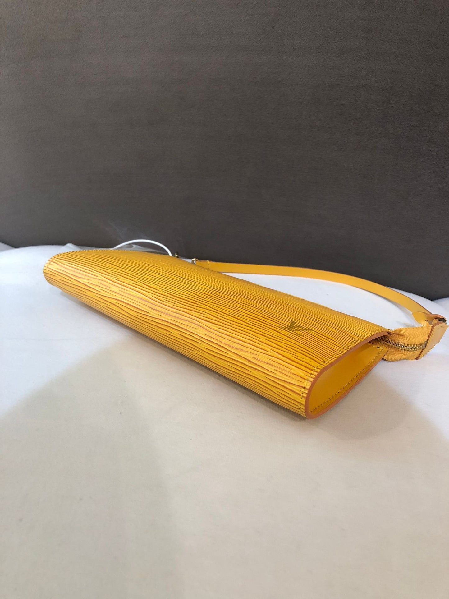 Louis Vuitton Vintage Pochette Accessoires Yellow Epi Leather Shoulder Bag