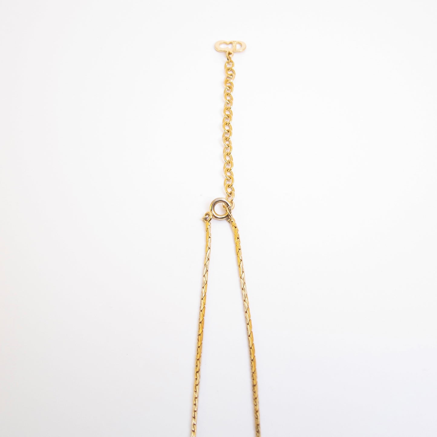 Christian Dior Vintage Pearl and Rhinestone Golden Necklace