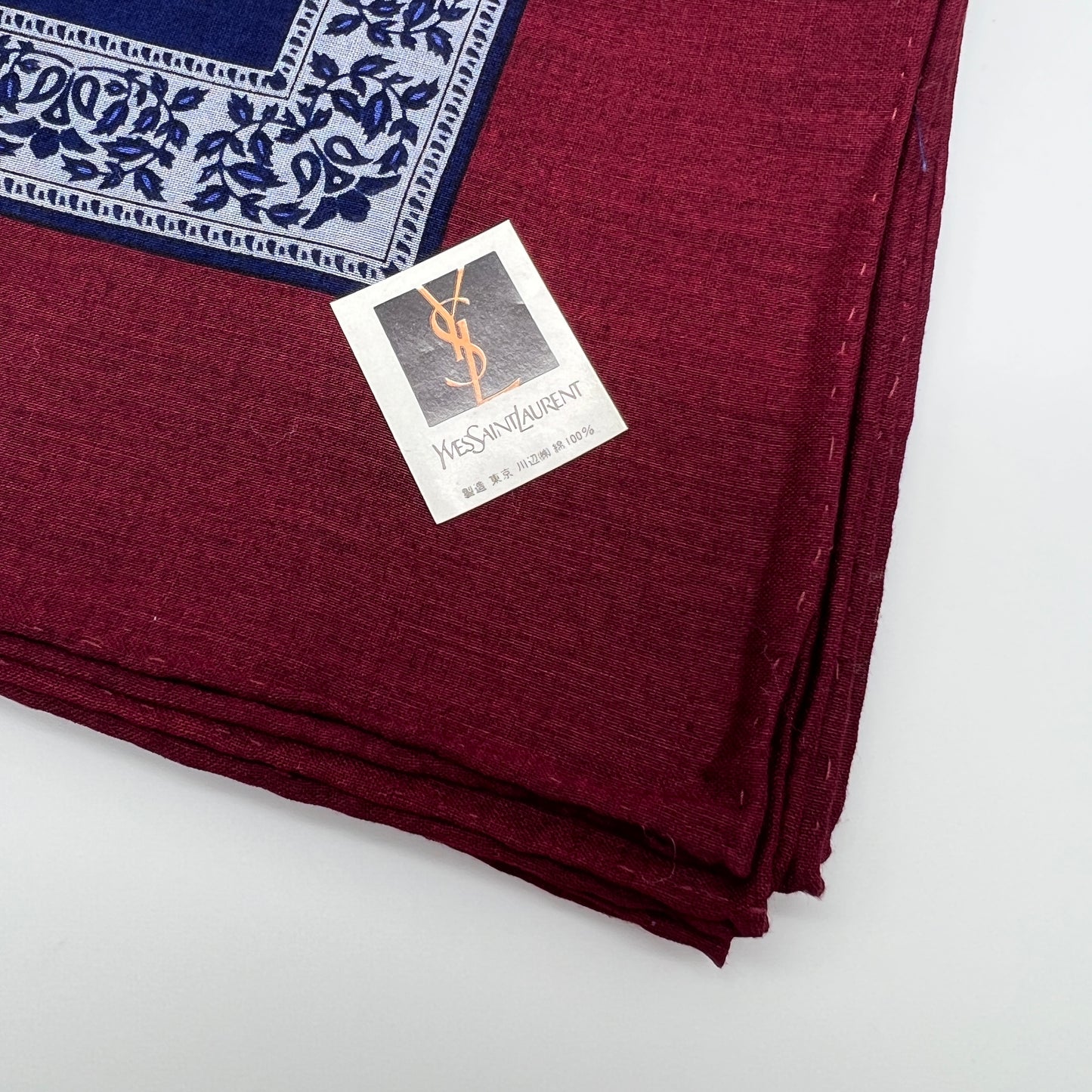 Yves Saint Laurent Vintage Unused Handkerchief