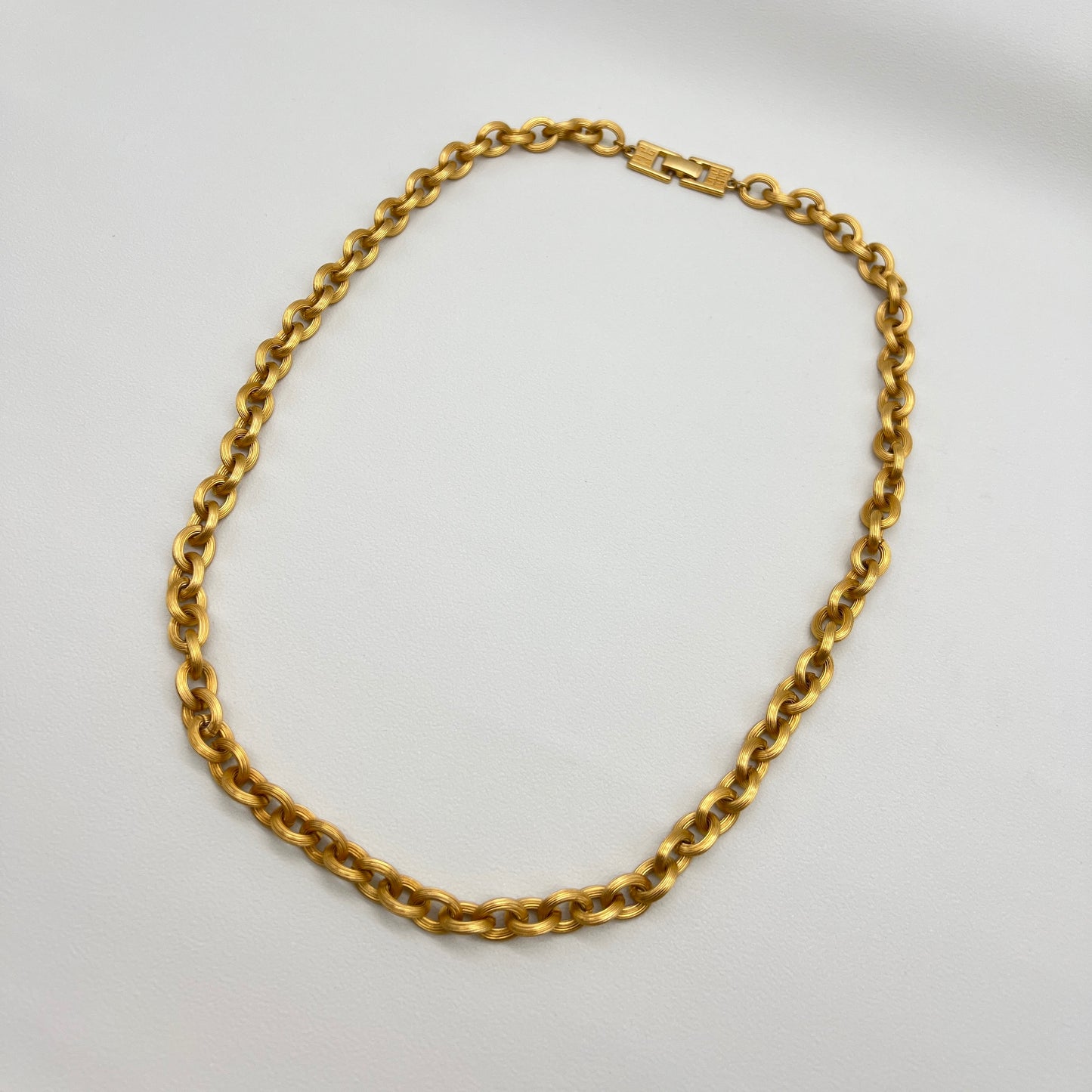 Givenchy Vintage Link Golden Long Necklace