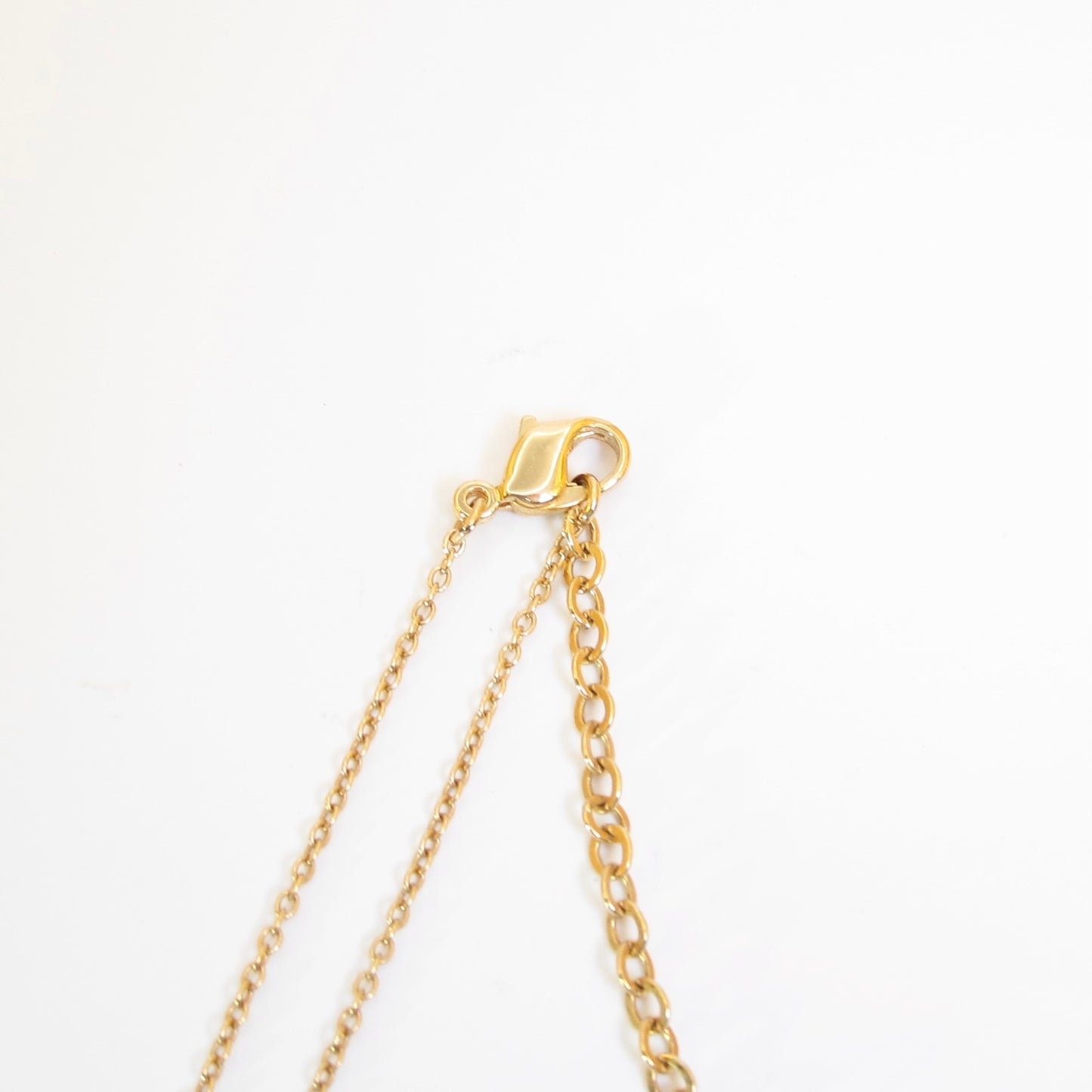 Christian Dior Vintage Dior Logo in Heart Golden Necklace