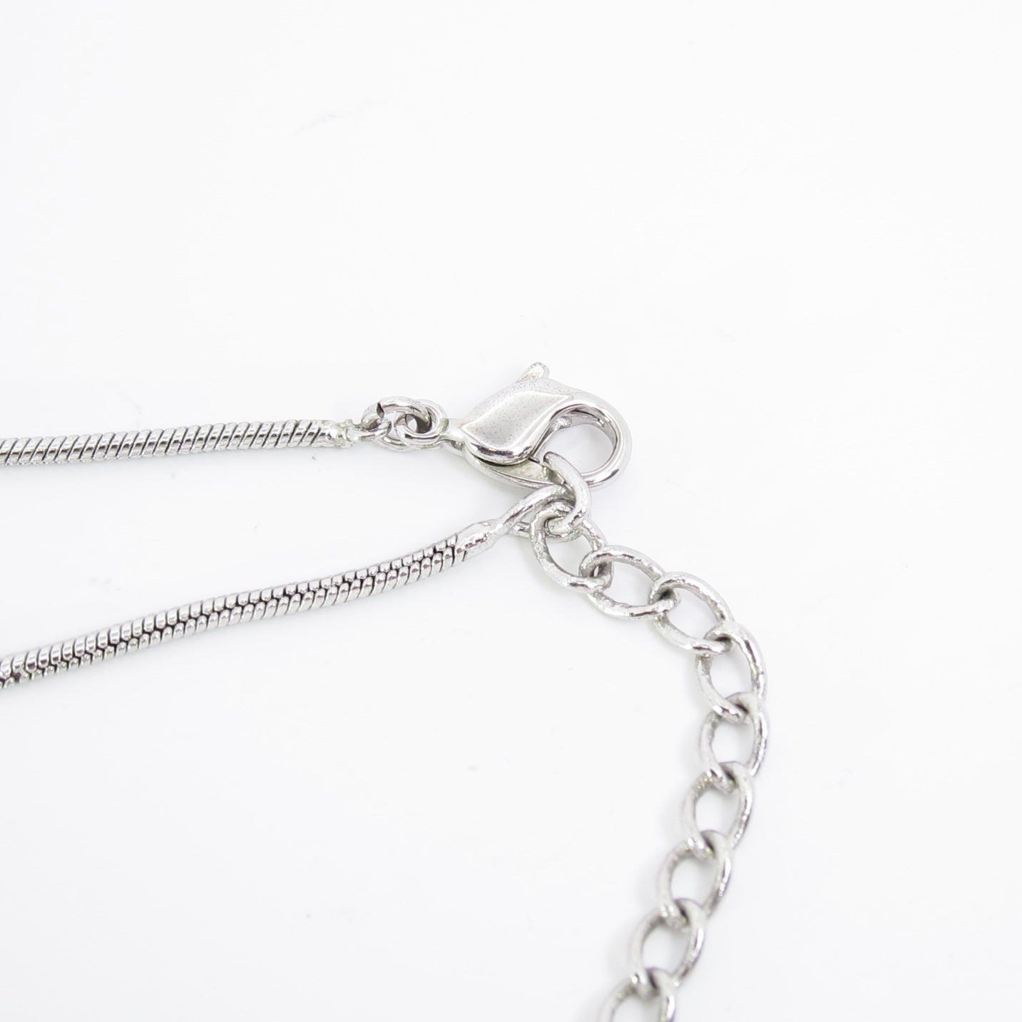 Christian Dior Vintage Dior Logo on Heart Silver Necklace