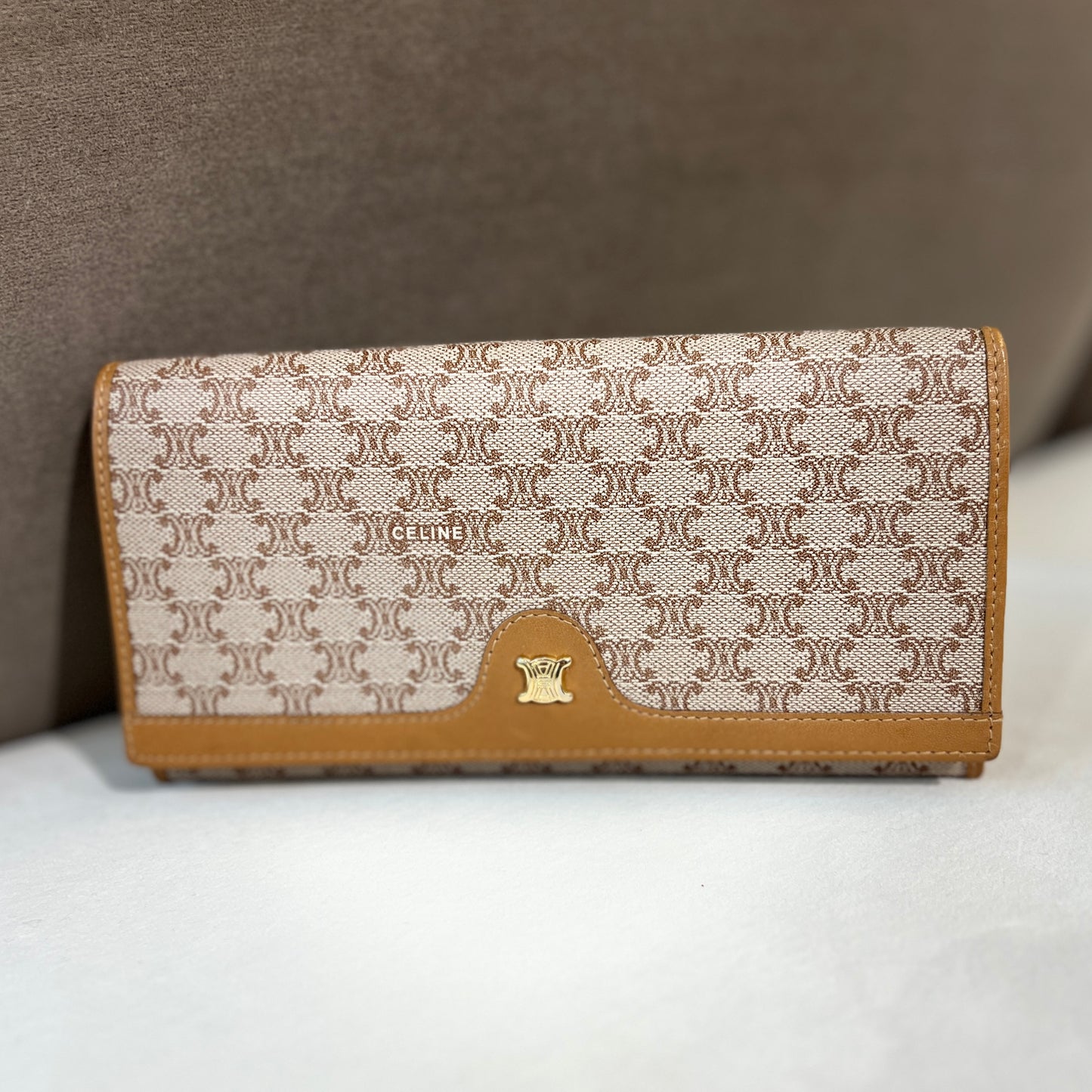 Celine Vintage Macadam Bi-Fold Long Wallet