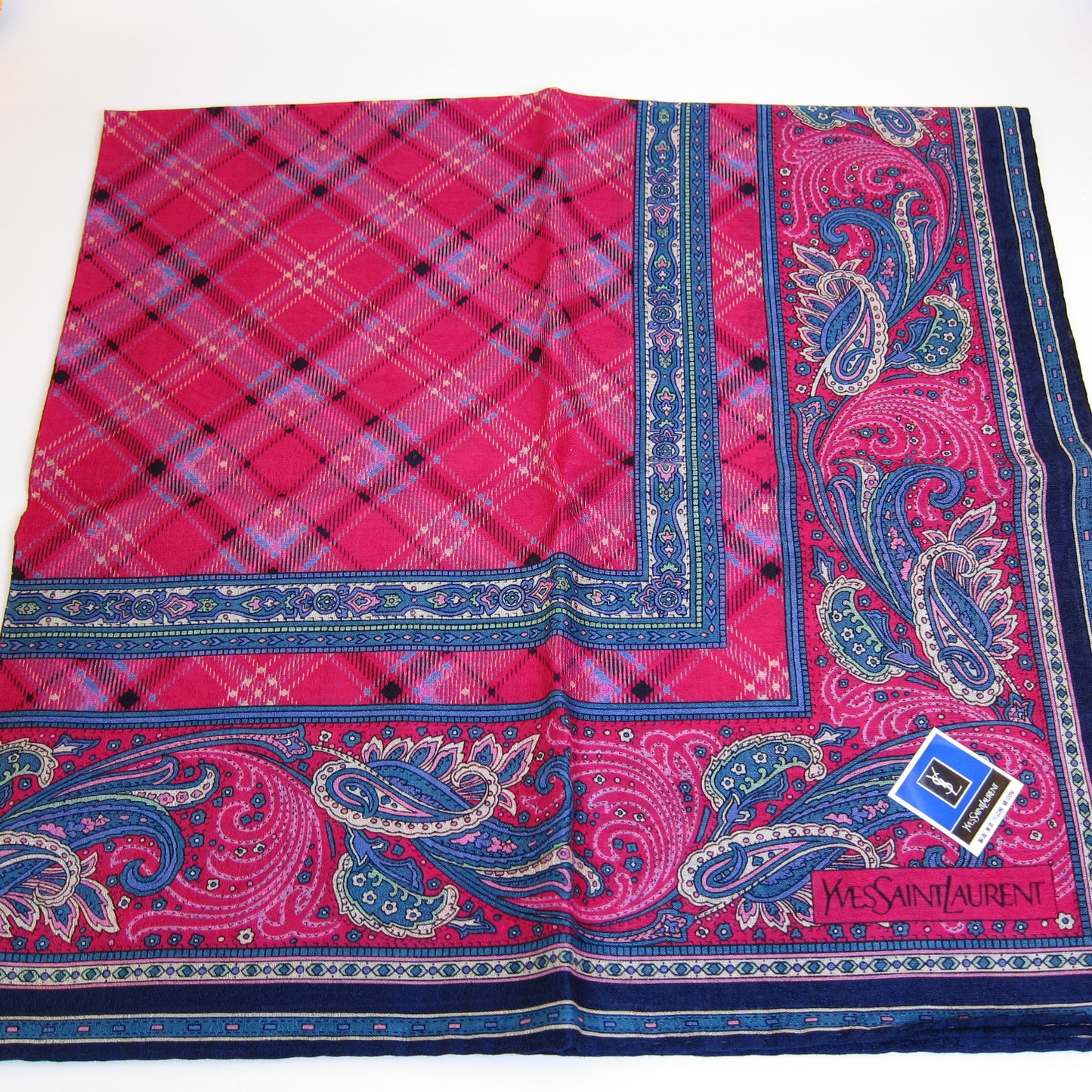 Yves Saint Laurent Vintage Unused Handkerchief