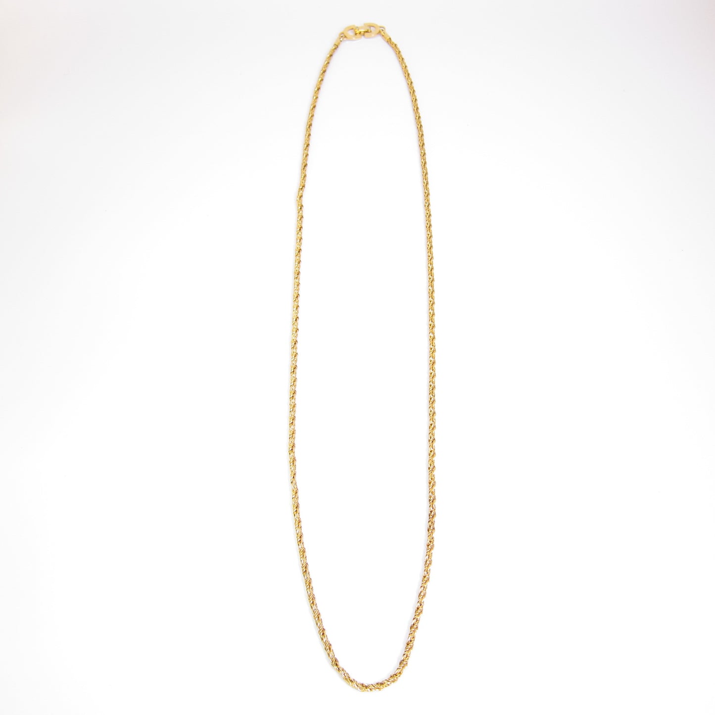 Christian Dior Vintage Twisted Chain Necklace