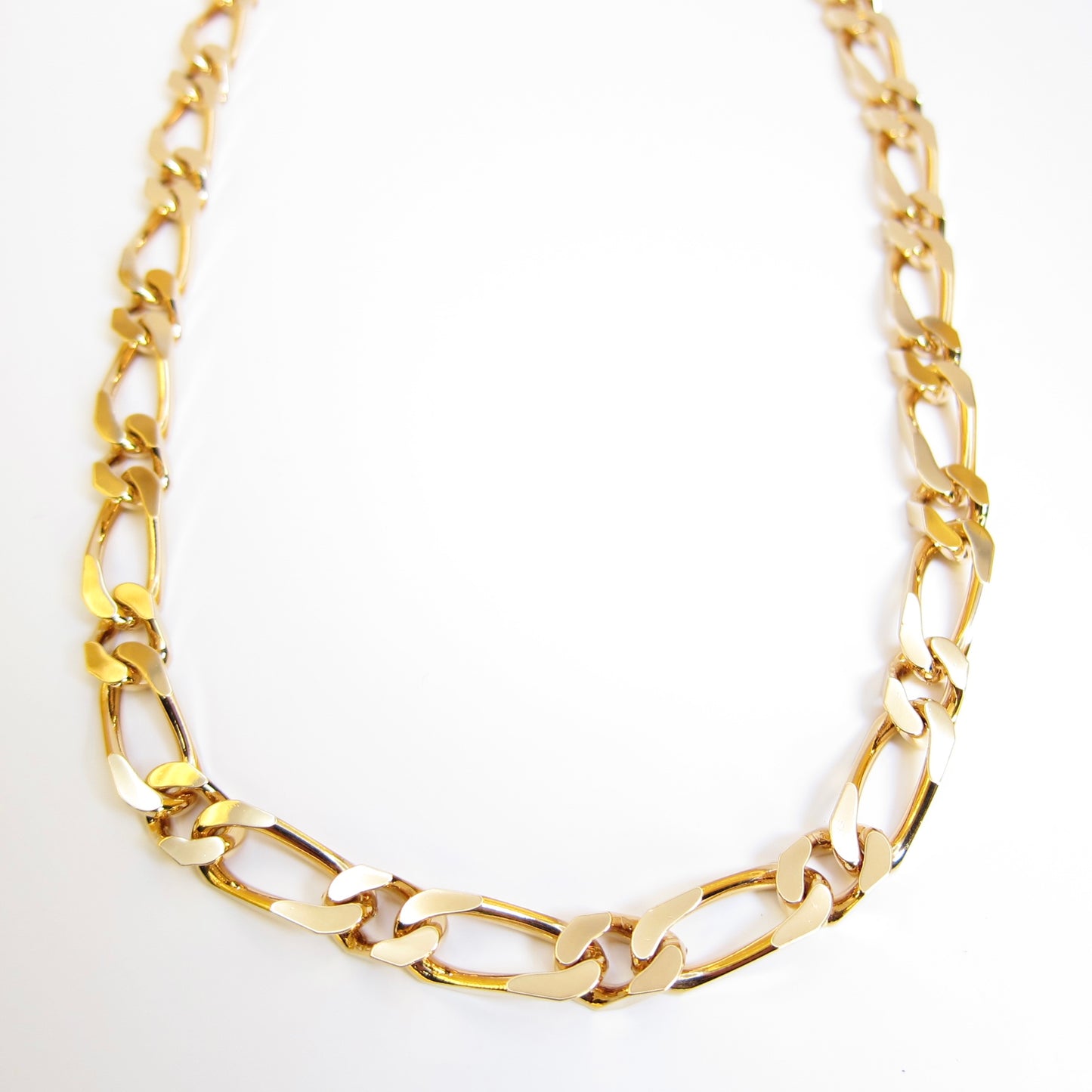 Monet Vintage Stylish Chain Golden Long Necklace