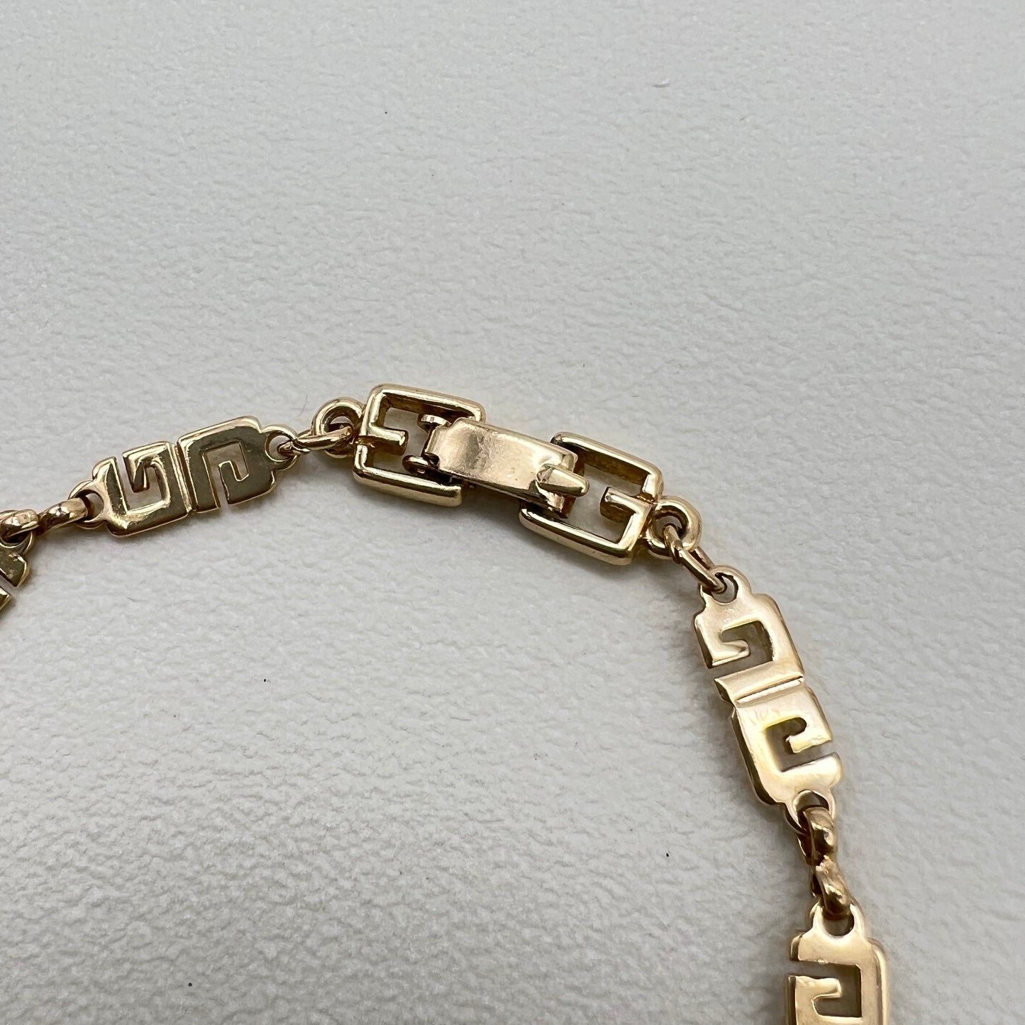 Givenchy Vintage Gg Logo Golden Bracelet