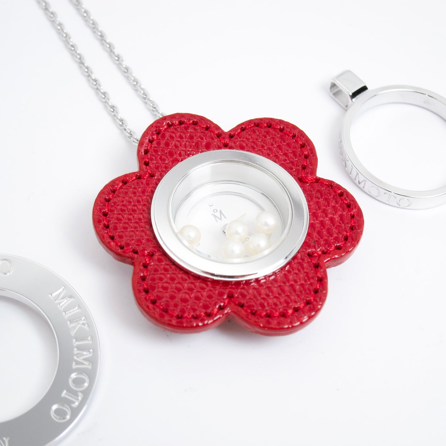 Mikimoto Vintage 3-way Pearl Pendant Watch with SV 925 Necklace
