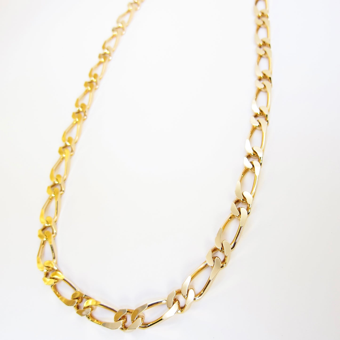 Monet Vintage Stylish Chain Golden Long Necklace