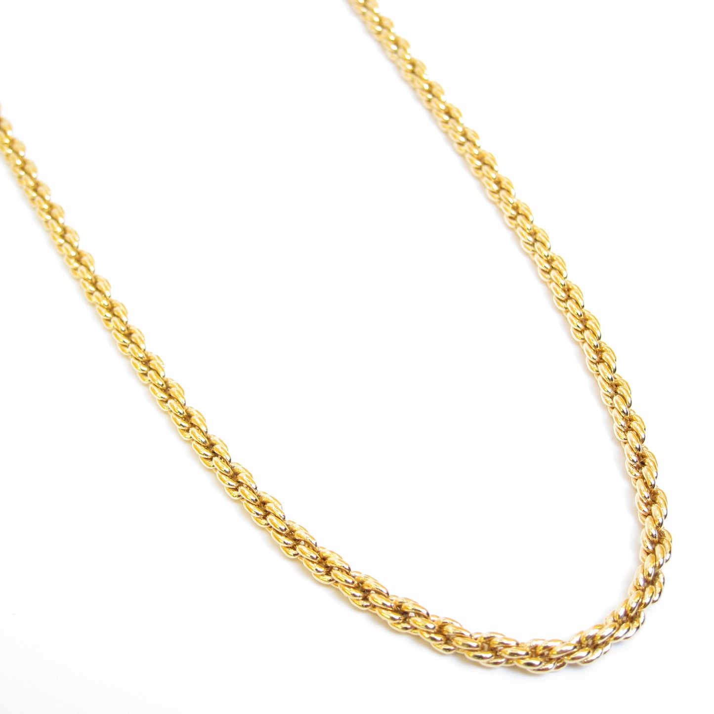 Christian Dior Vintage Stylish Golden Long Necklace