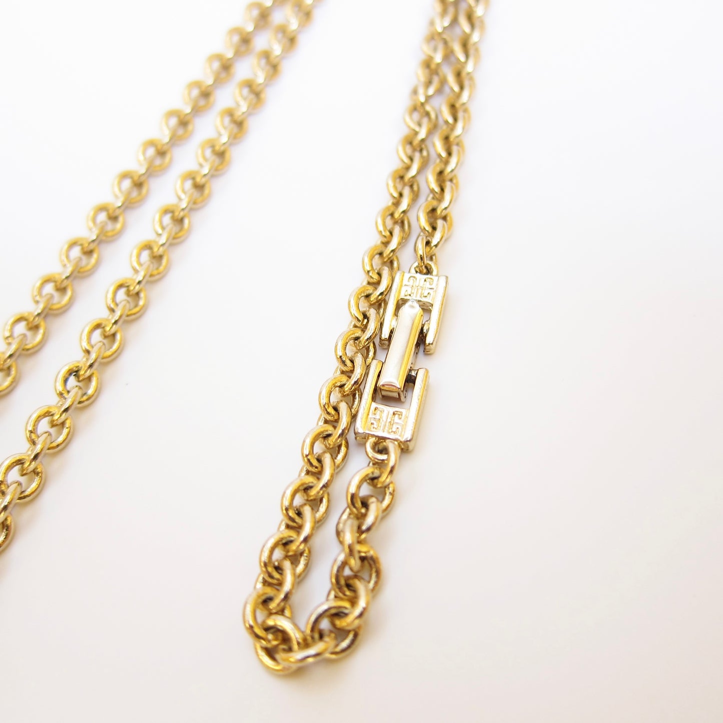 Givenchy Vintage Stylish Golden Long Necklace