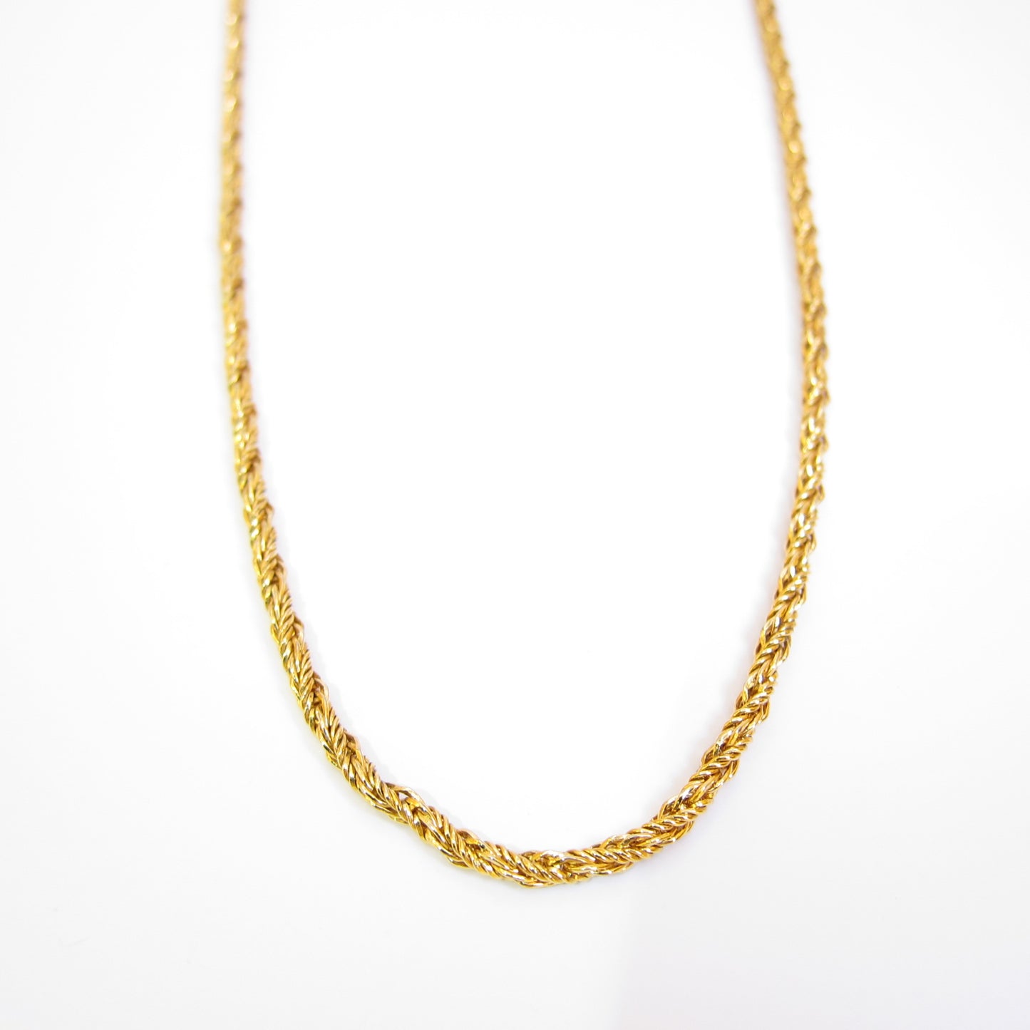 Christian Dior Vintage Twisted Chain Necklace