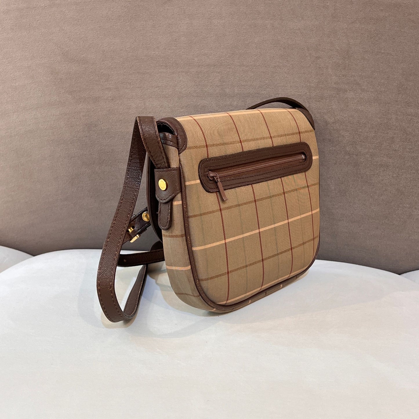 Burberry Vintage Nova Check Shoulder Bag