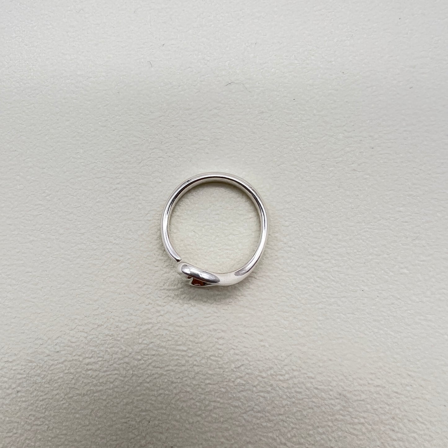 Tiffany Vintage Open Heart 925 Silver Ring #11