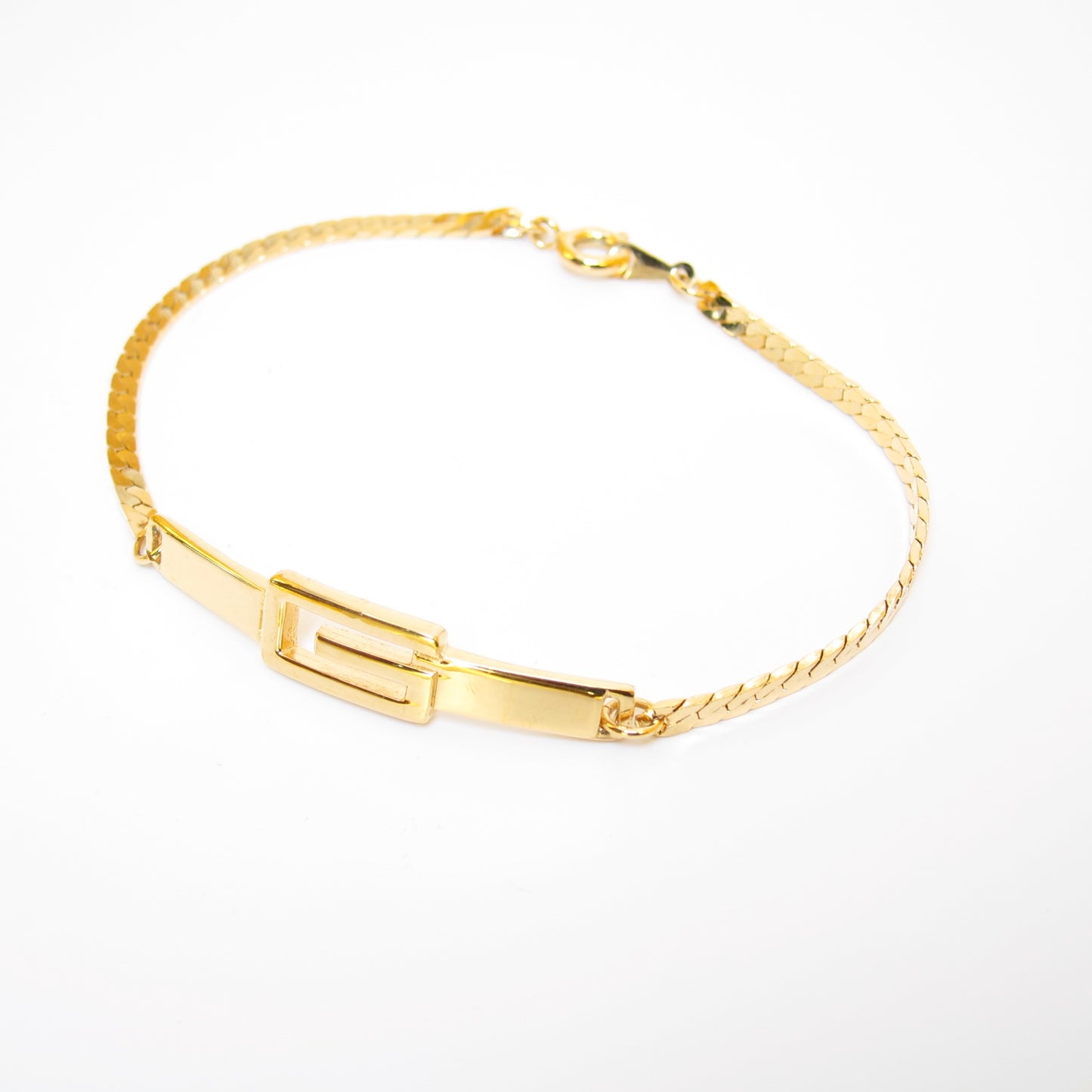 Givenchy Vintage G Logo Golden Bracelet