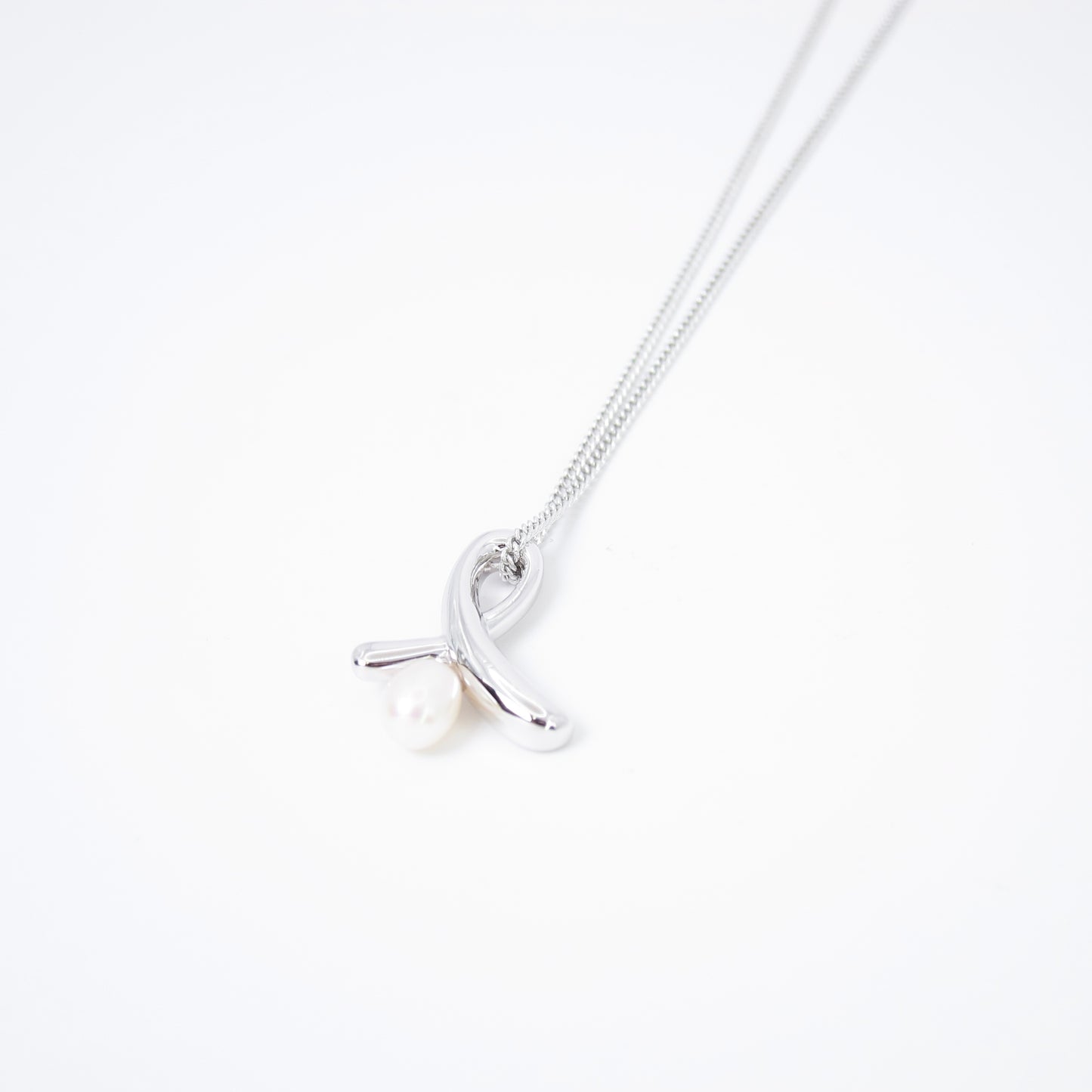 Tasaki Vintage Freshwater Pearl Silver Necklace