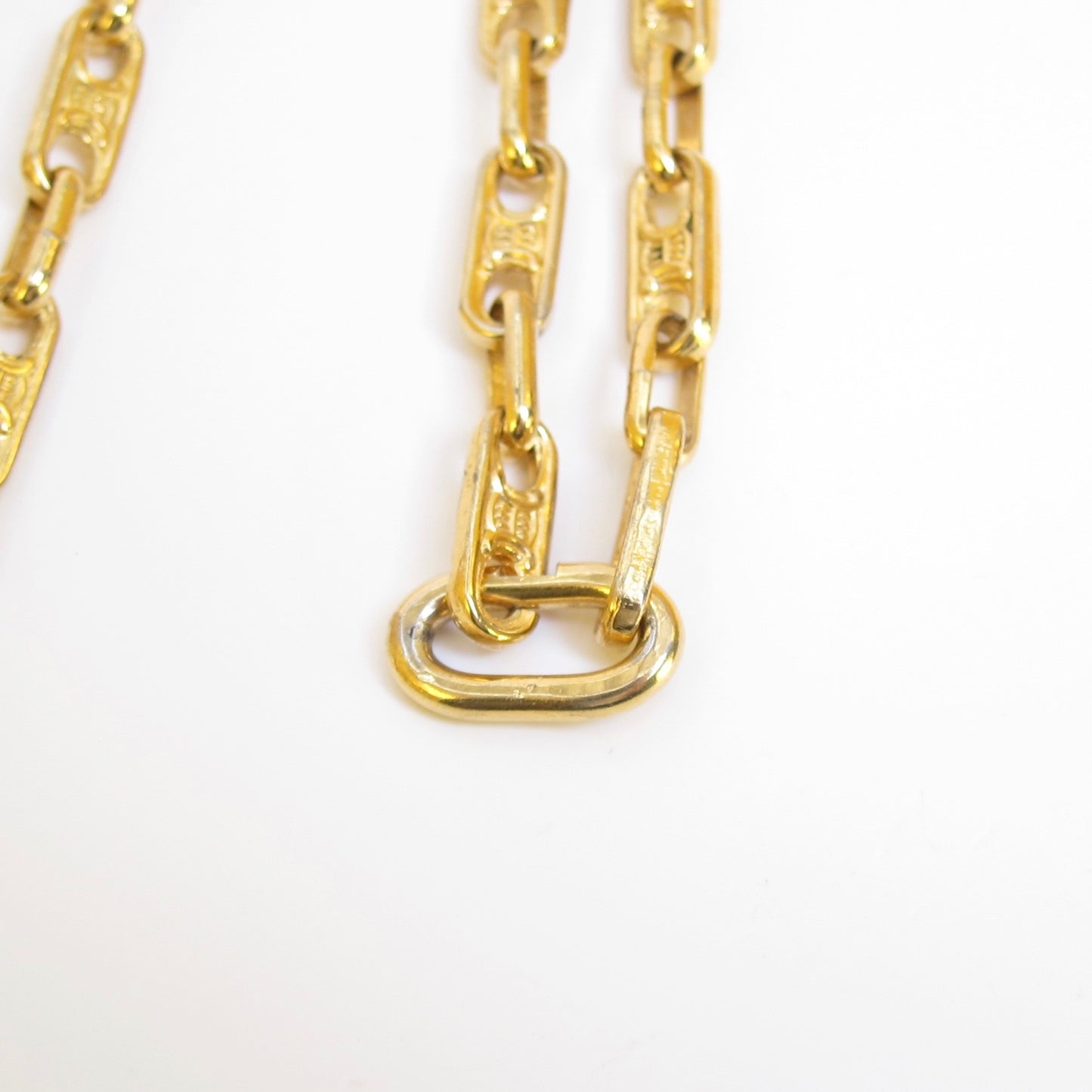 Celine Vintage Maillon Triomphe Long Chain Necklace