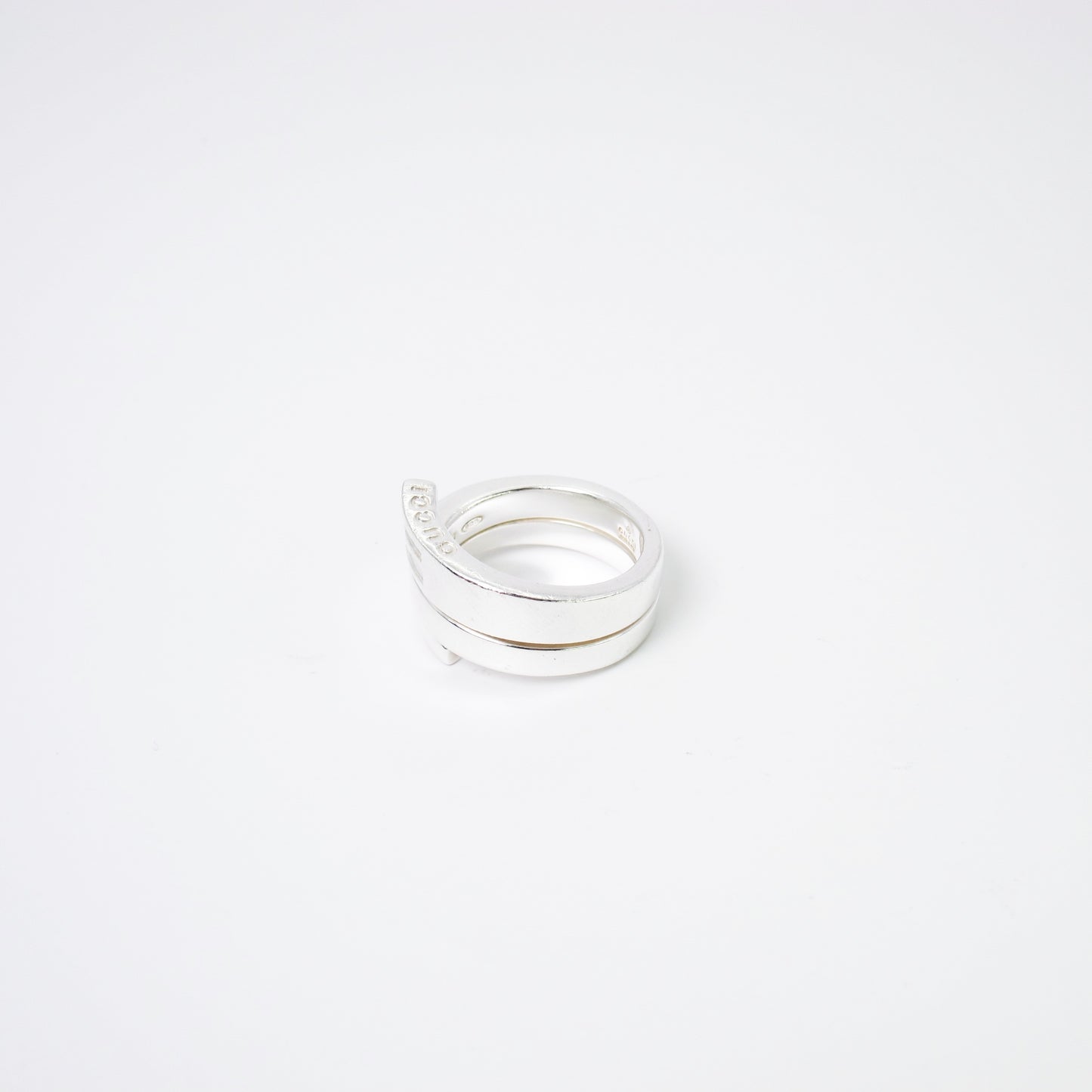Gucci Vintage G Logo 925 Silver Ring #13