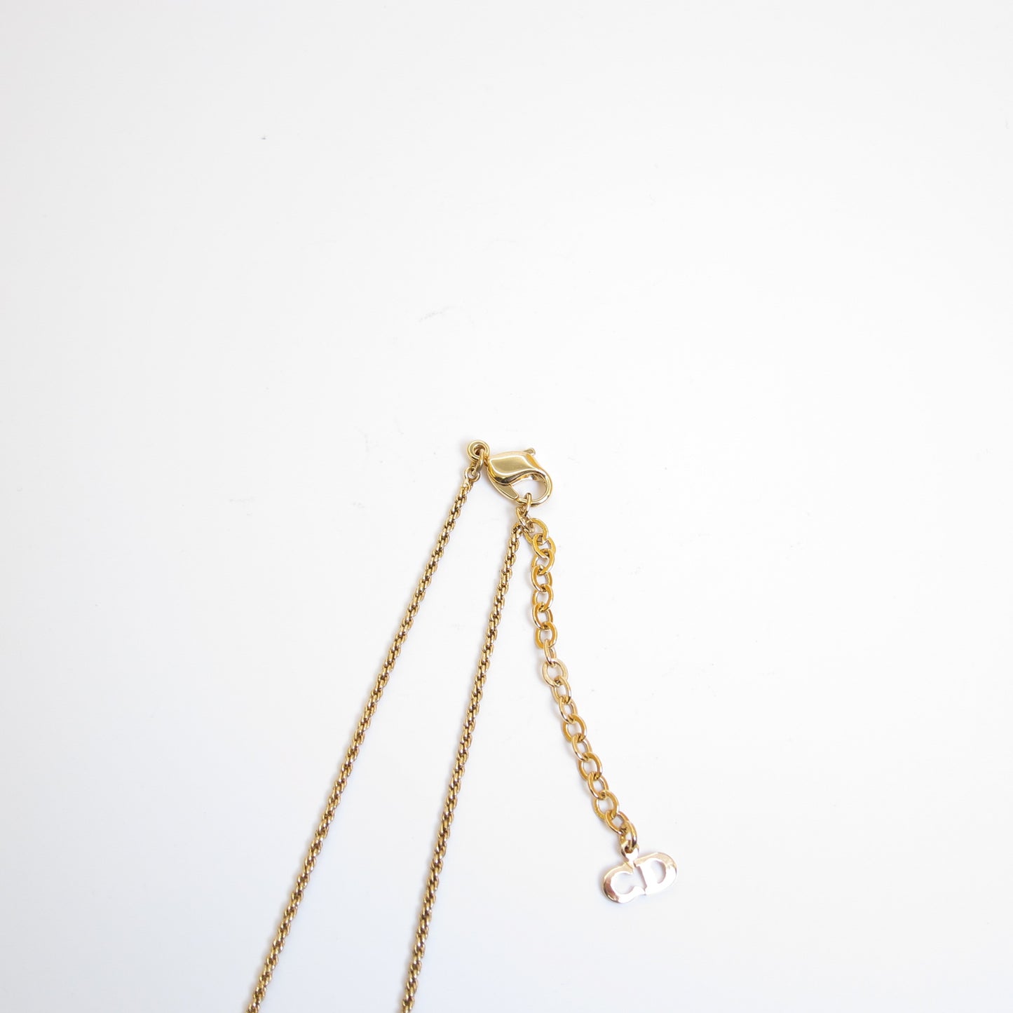 Christian Dior Vintage Pearl and Rhinestone Golden Necklace