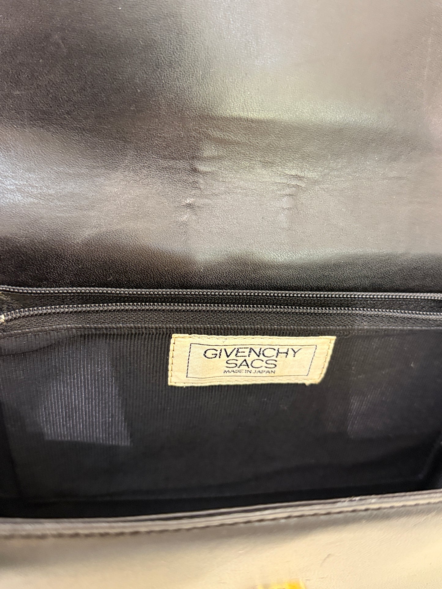 Givenchy Golden 4G Logo Black Leather Golden Chain Shoulder Bag