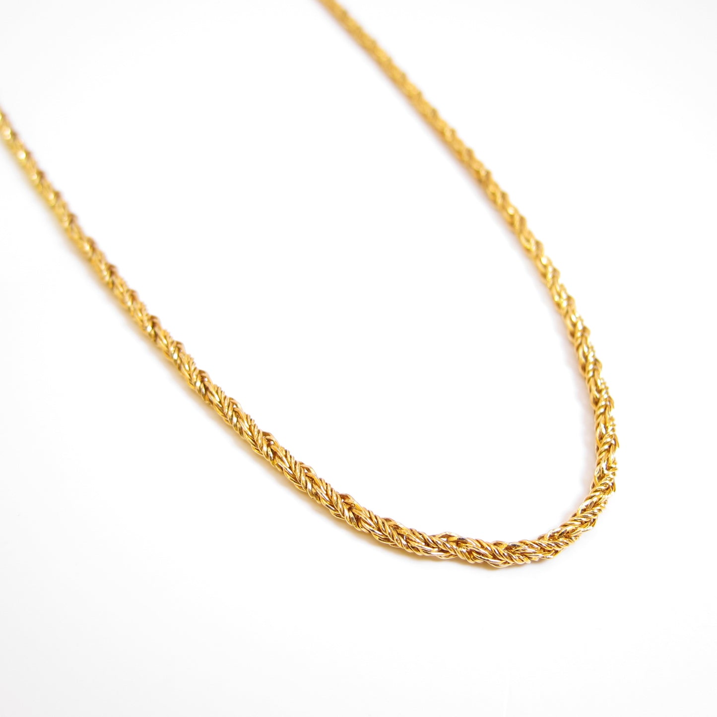 Christian Dior Vintage Twisted Chain Necklace