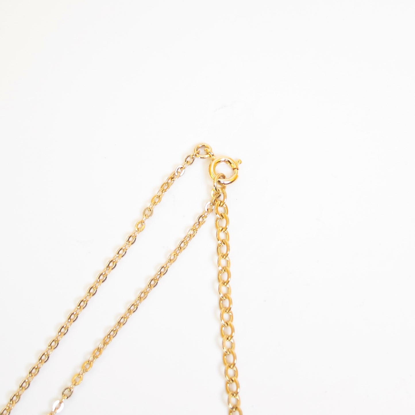 Christian Dior Vintage Dior Logo on Black Circle with Rhinestone Golden Necklace