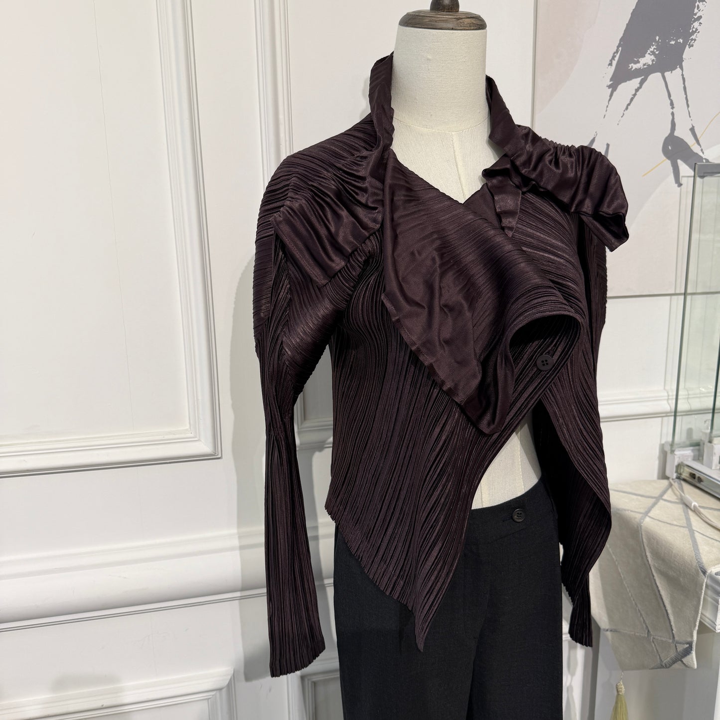 Issey Miyake Vintage Brown Color Cardigan